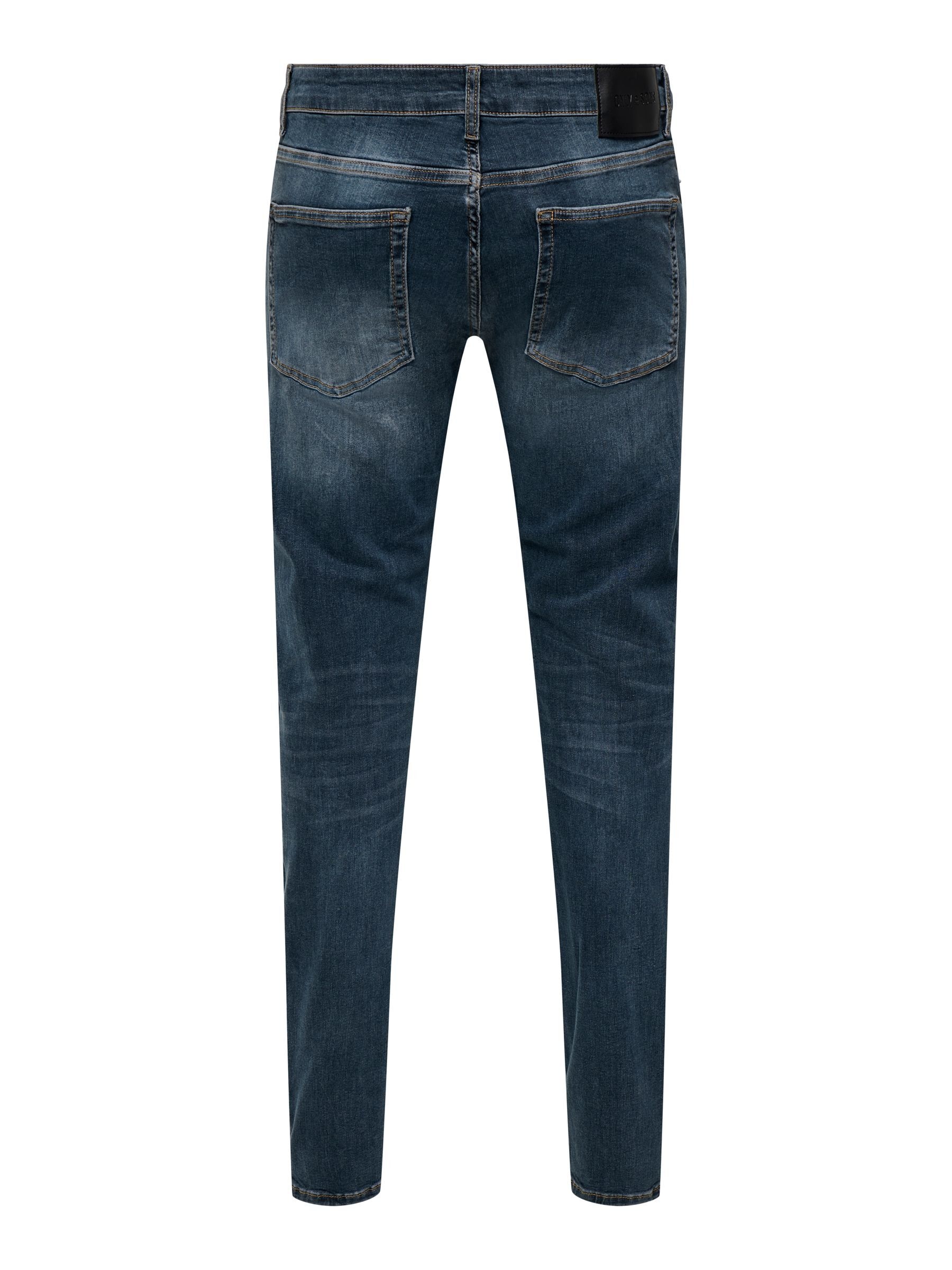 ONLY & SONS Slim-fit-Jeans »ONSLOOM SLIM EBONY 0366« mit niedriger Taille, sehr elastischer Denim