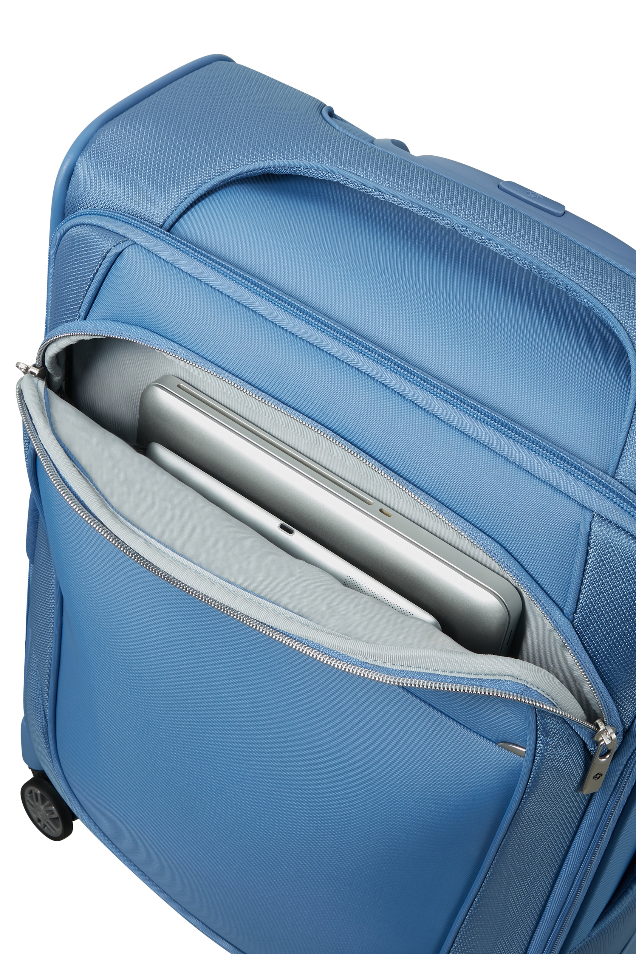 Samsonite Weichgepäck-Trolley »RE-LITE, verschiedene Größen und Farben« Set, mit 2 Packwürfeln, 2 Stk. tlg. 36 l 4 Rollen mit arretierbarem und versenkbarem Druckknopf-Trolleysystem