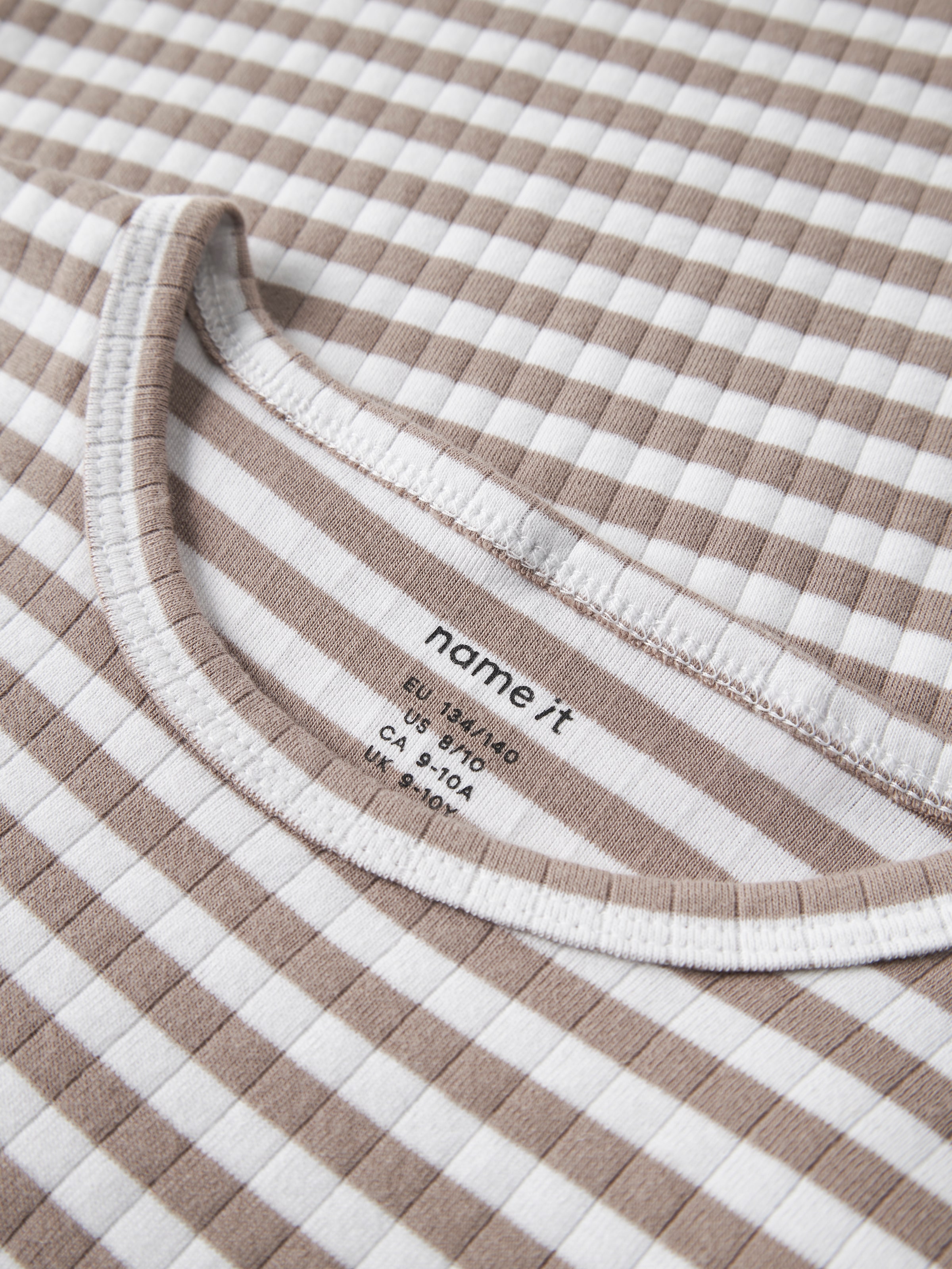 Name It Langarmshirt »NKFSURAJA XSL LS TOP NOOS« toller Ringel-Look in gerippter Qualität
