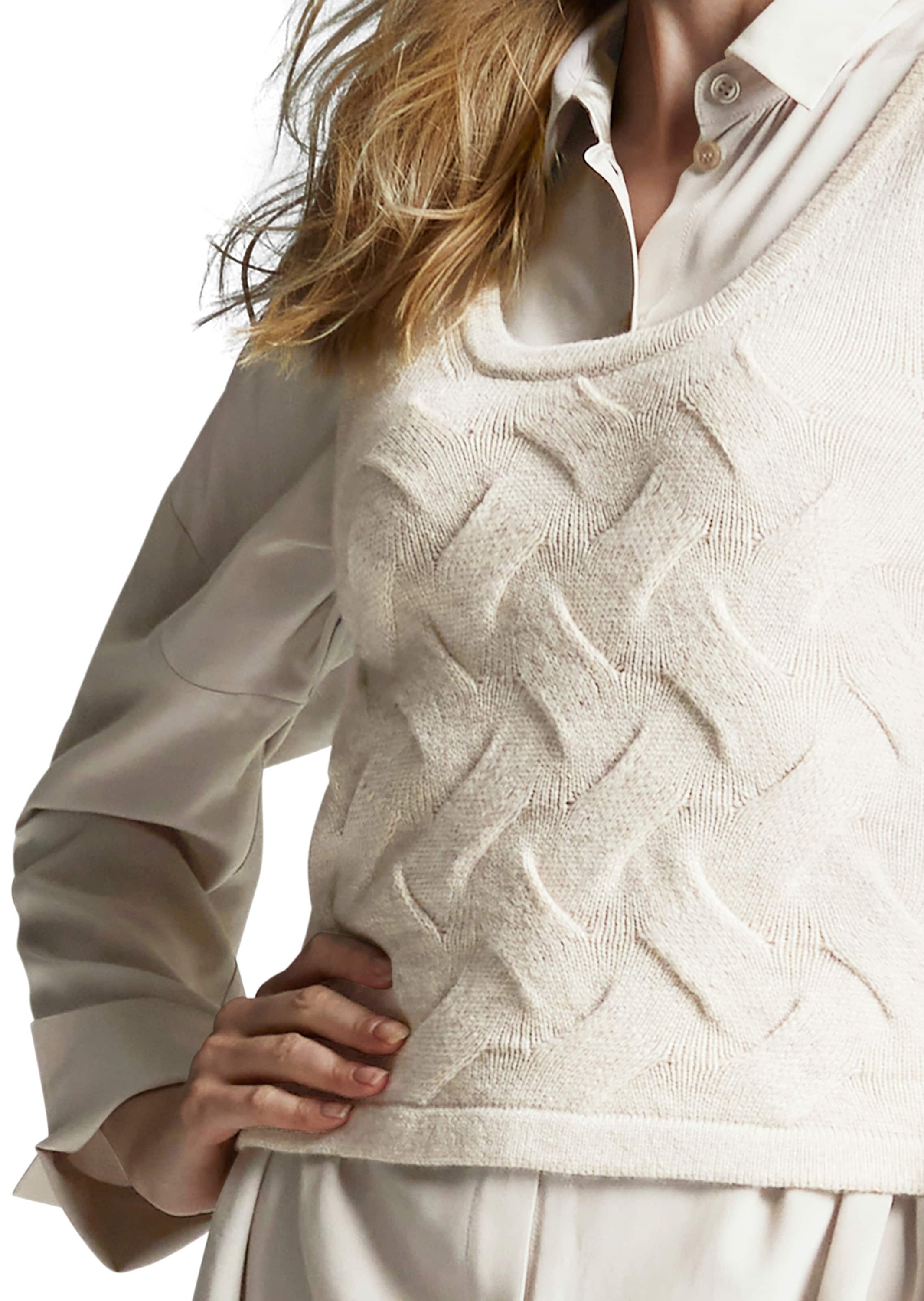 MADELEINE Longpullover »Stricktop Strickpullunder«