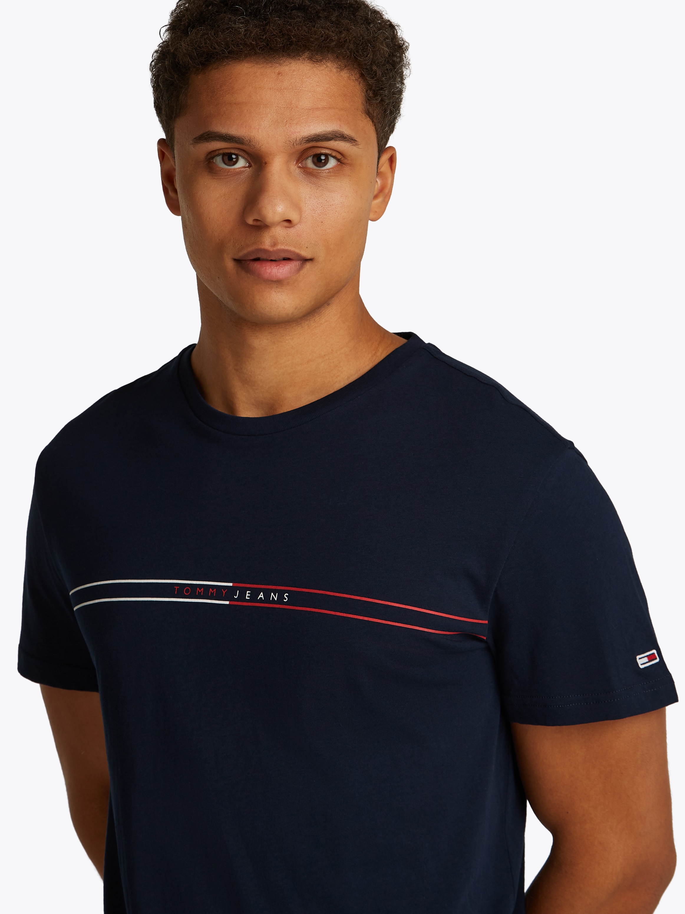 Tommy Jeans T-Shirt »TJM SLM ENTRY GRPHC T EXT 2 PCK«, (Packung, 2 tlg., 2er)