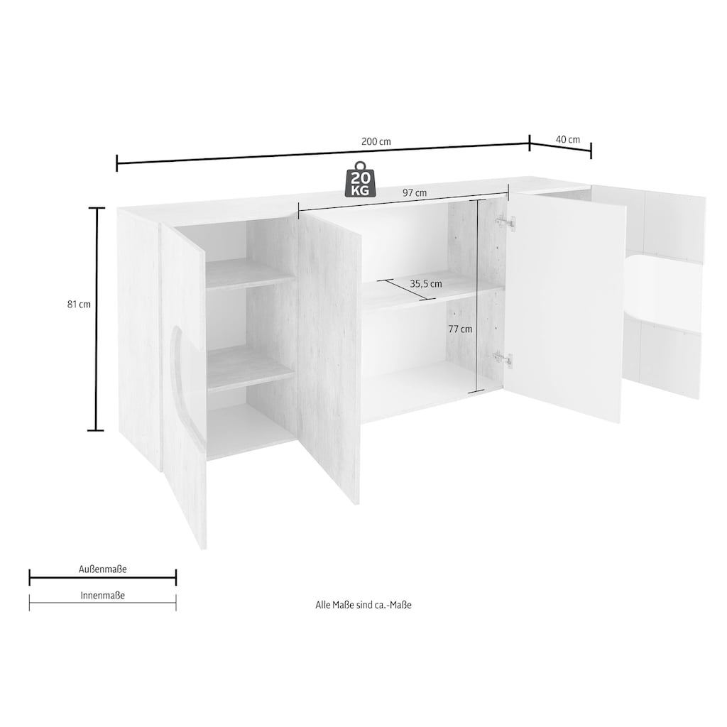 INOSIGN Sideboard »Real«