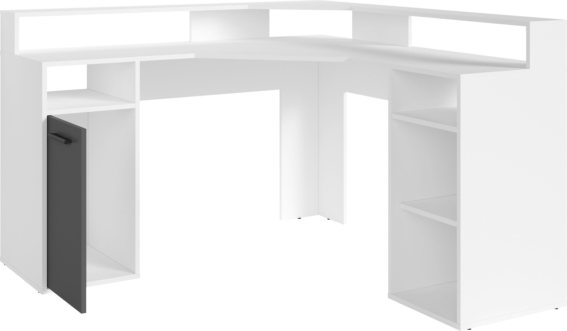 byLIVING Gamingtisch »Fox«, Breite 139 cm, moderner Eck-Schreibtisch