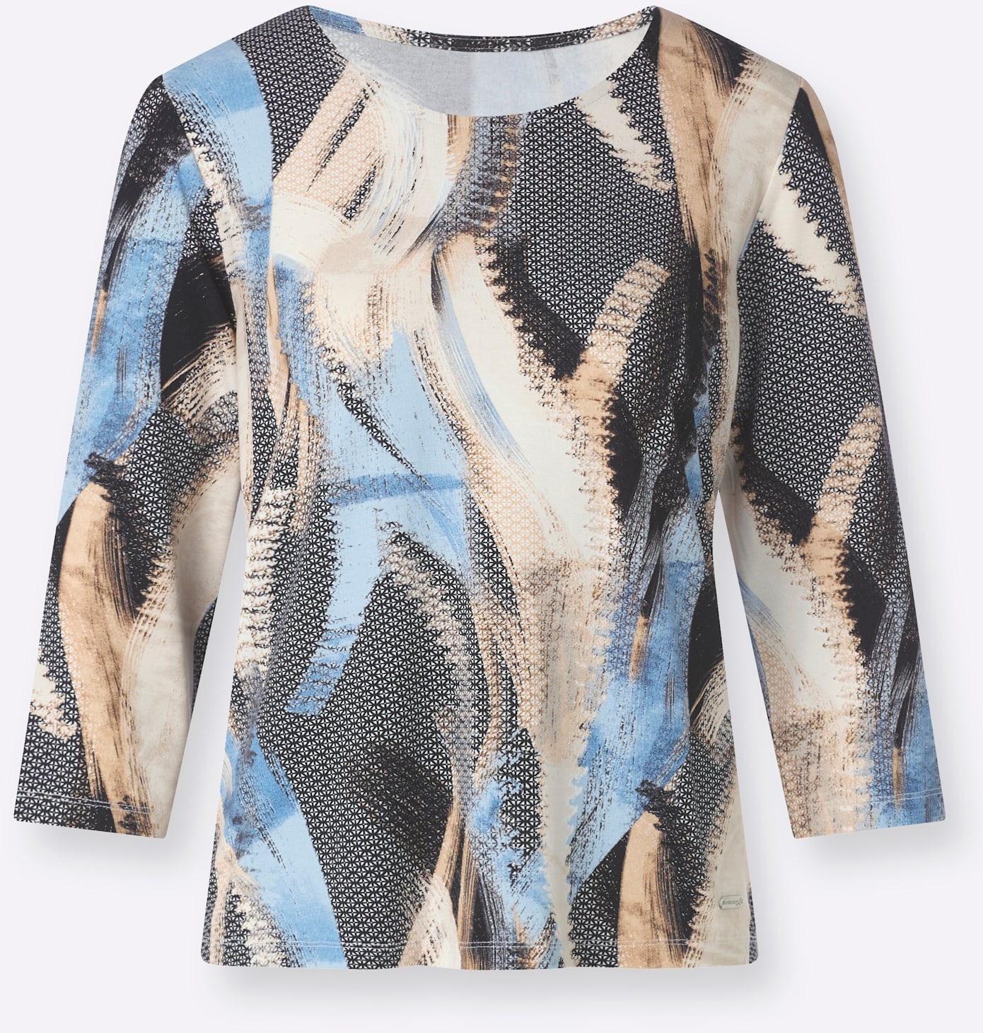 Casual Looks 3/4-Arm-Shirt »Rundhals-Shirt« 1