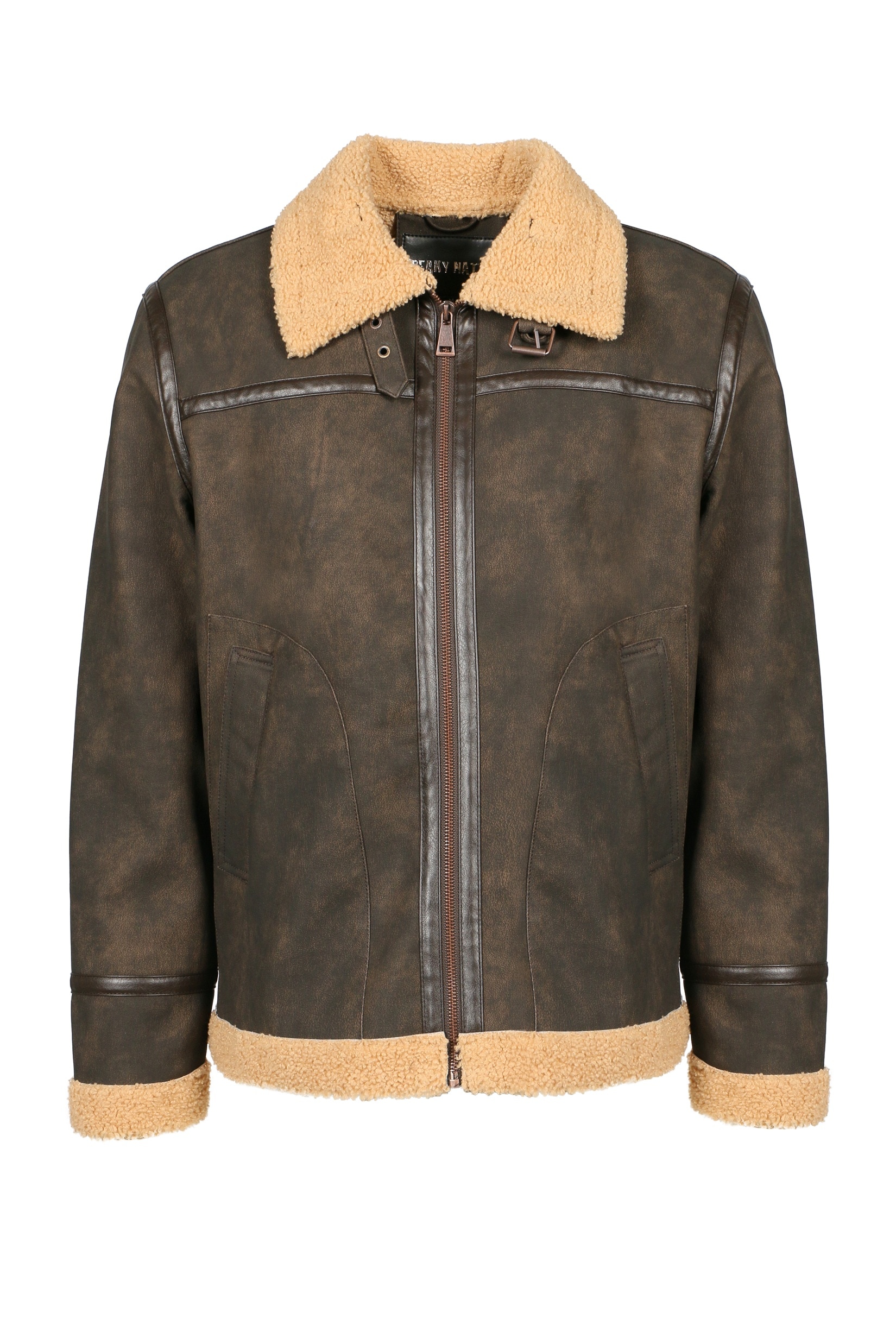 Freaky Nation Lederimitatjacke »T-Zogon-RR«