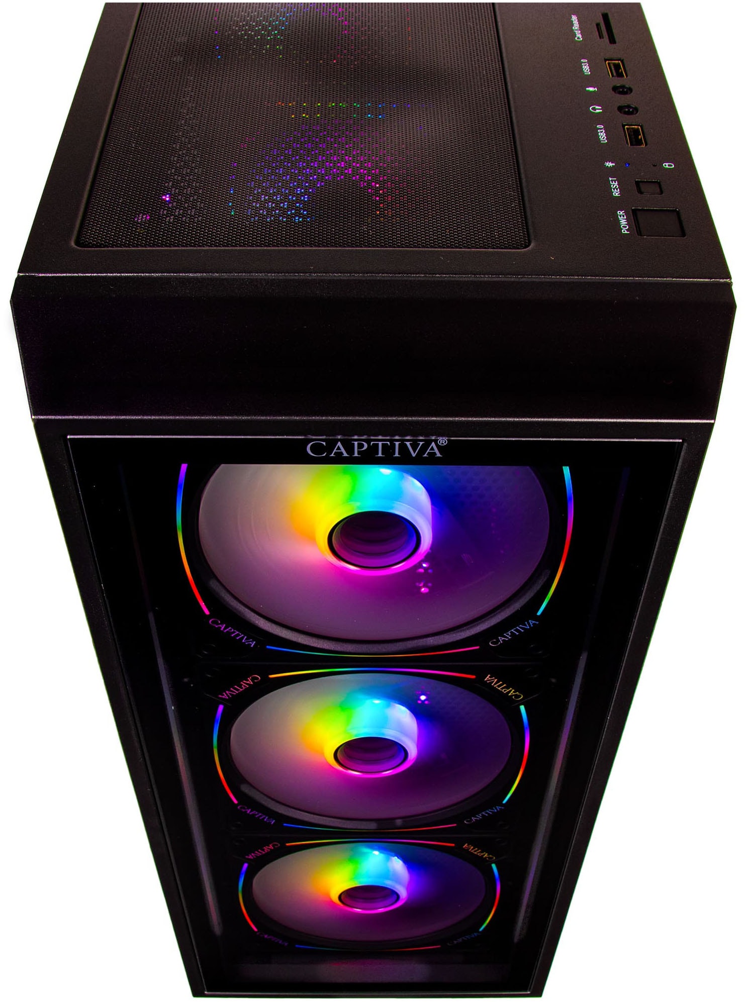 CAPTIVA Gaming-PC-Komplettsystem »Advanced Gaming R94-866 TFT Bundle« 27 ″ AMD Ryzen 5 GeForce RTX 5060 Ti 32 GB RAM 1.000 GB SSD