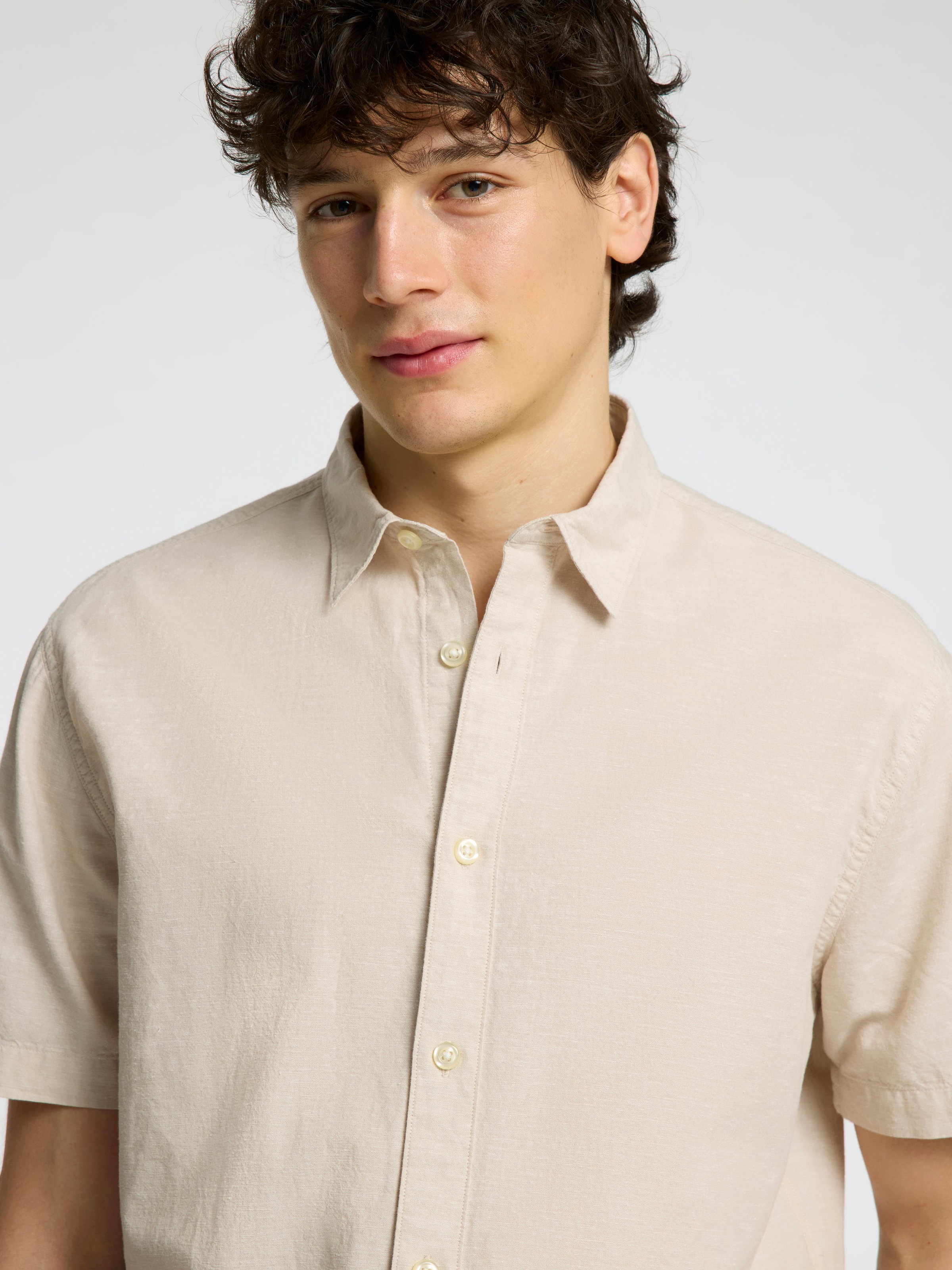 SELECTED HOMME Kurzarmhemd »SLHREG-SUN SHIRT SS NOOS«