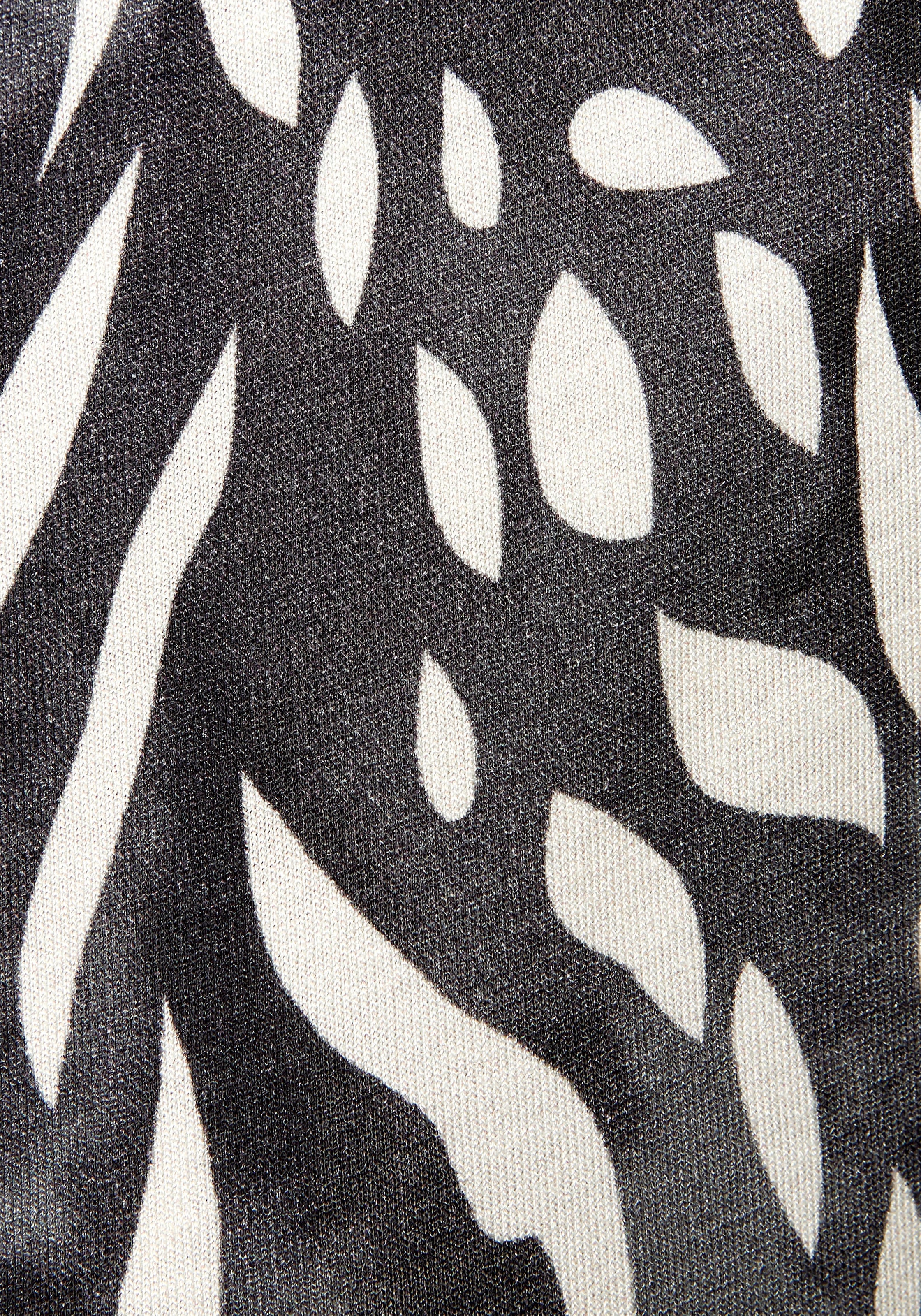 LASCANA Palazzohose, aus Viskosejersey, Schlupfhose mit Alloverprint und Taschen