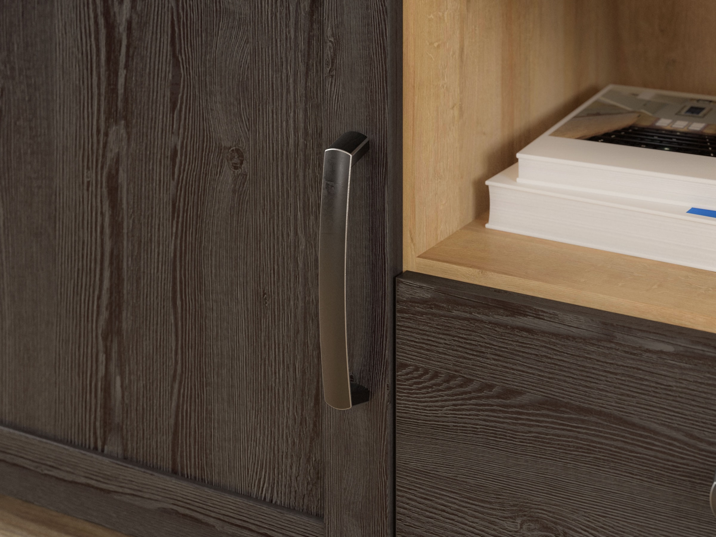 FORTE TV-Board »Bohol TV-Schrank, Stauraum, 2 farbiges Dekor, landhaus« B/H/T 166,1/51,8/42cm, 2 Türen, 1 SK