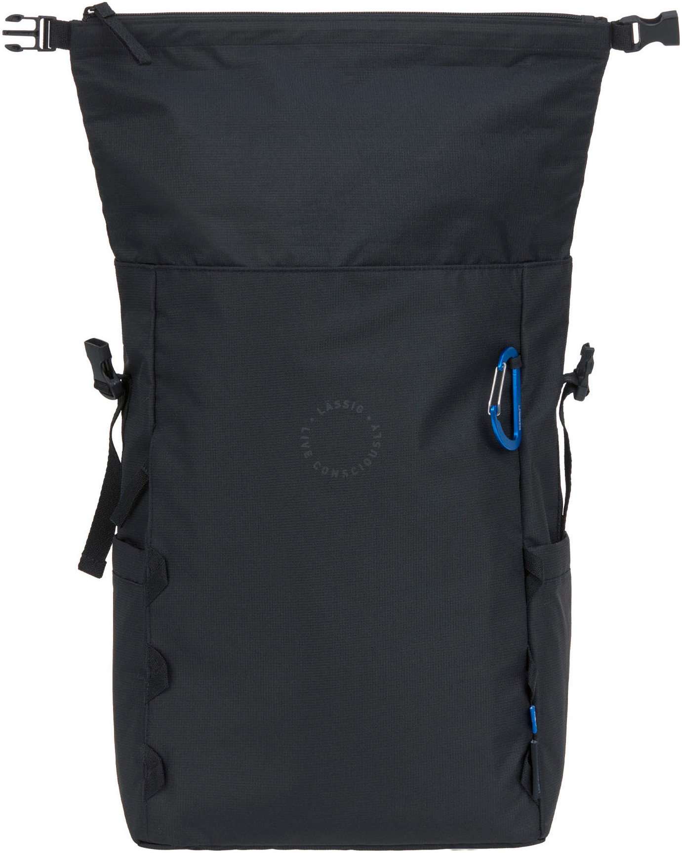 LÄSSIG Wickelrucksack »Green Label, Outdoor Rolltop Backpack, black«