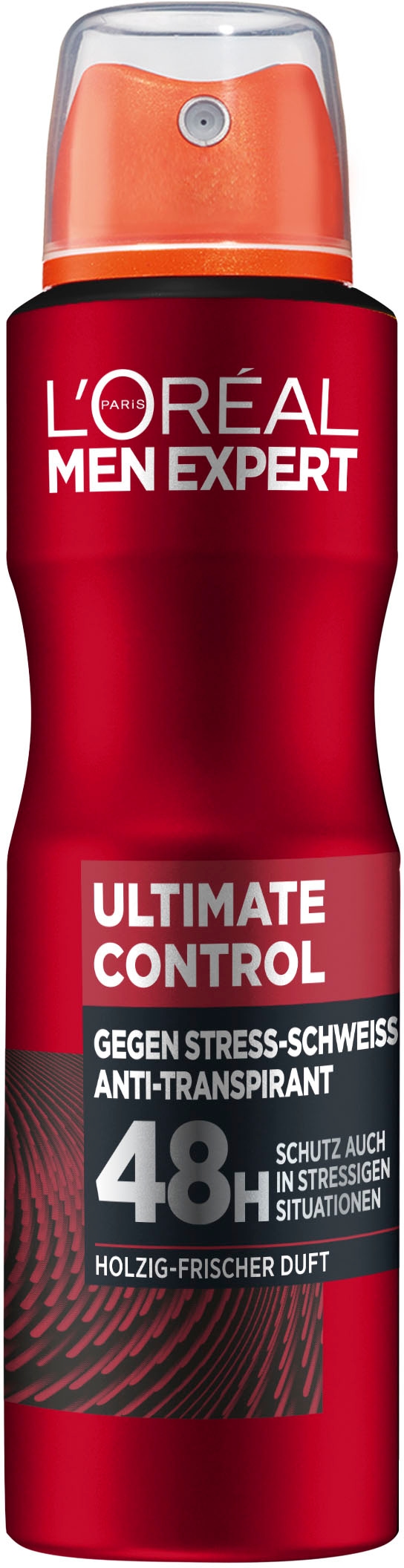 L'ORÉAL PARIS MEN EXPERT Deo-Spray »Deo Spray Ultimate Control 48h«, (Packung, 6 tlg.), mit hoher Zuverlässigkeit