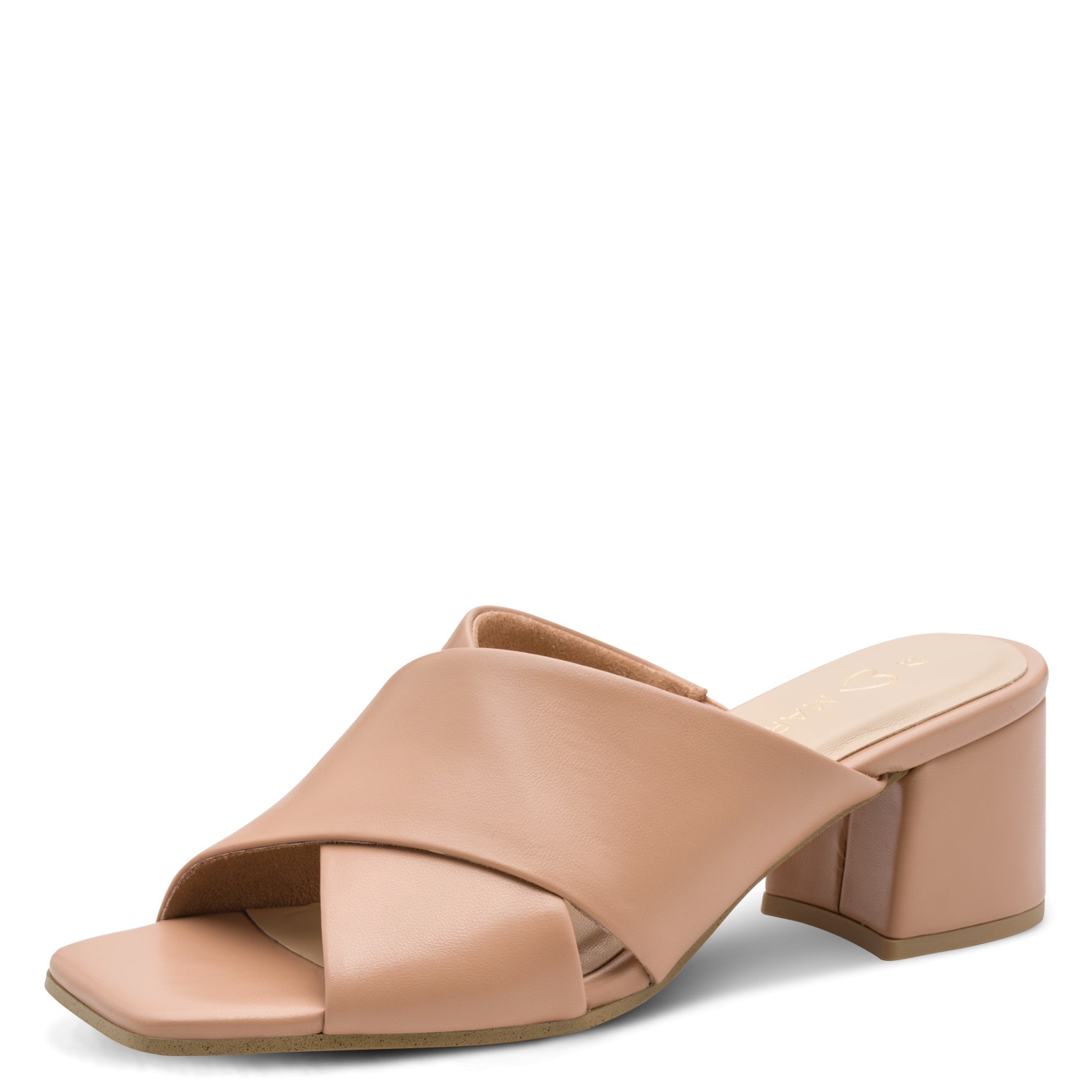 MARCO TOZZI Pantolette  , Blockabsatz, Sommerschuh, Schlappen mit gekreuzter Bandage