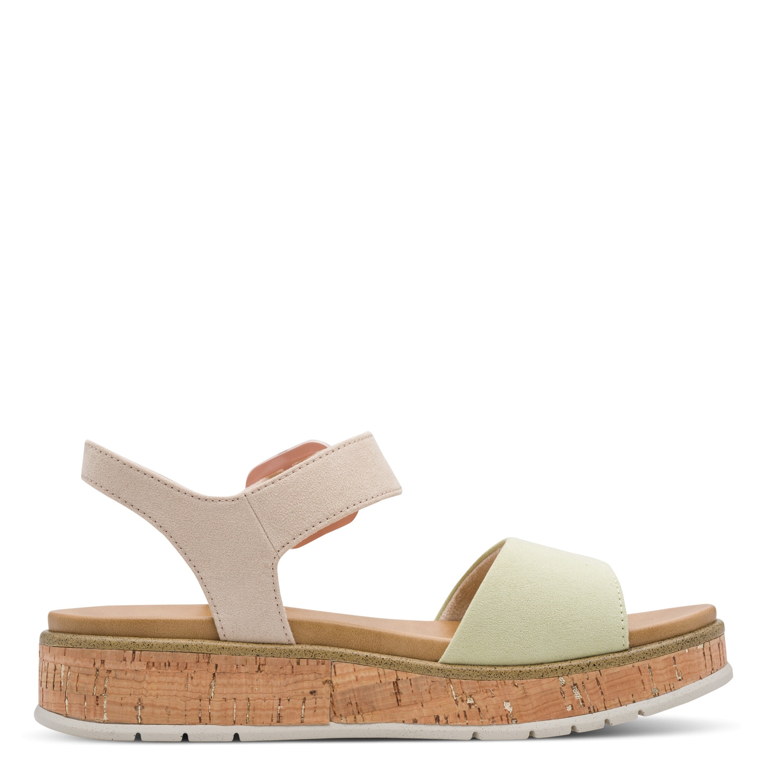MARCO TOZZI Keilsandalette »GRADI«  Plateau, Sommerschuh, Riemchensandale mit Sohle im Kork-Look
