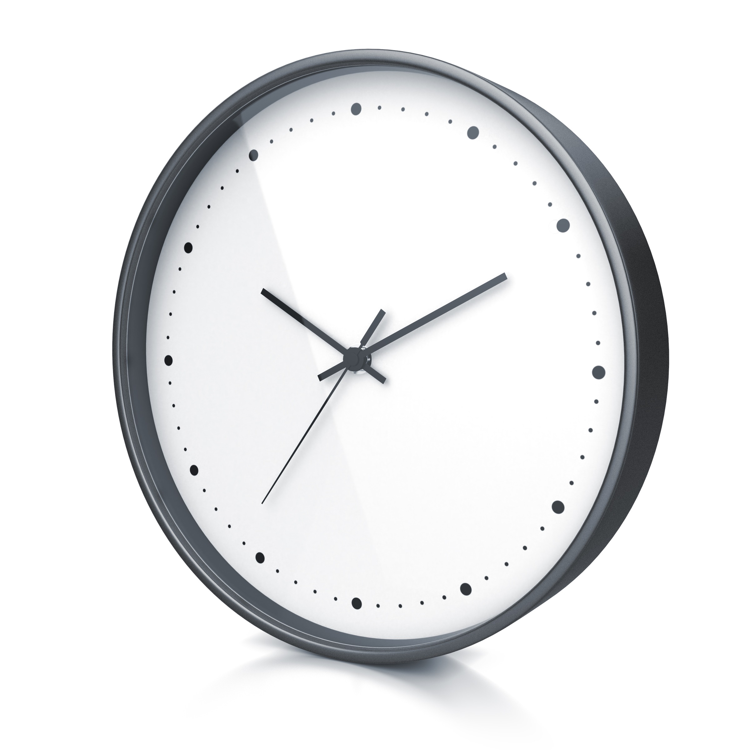 BEARWARE Wanduhr »Analoge Anzeige - DCF-Signal - Batteriebetrieb«