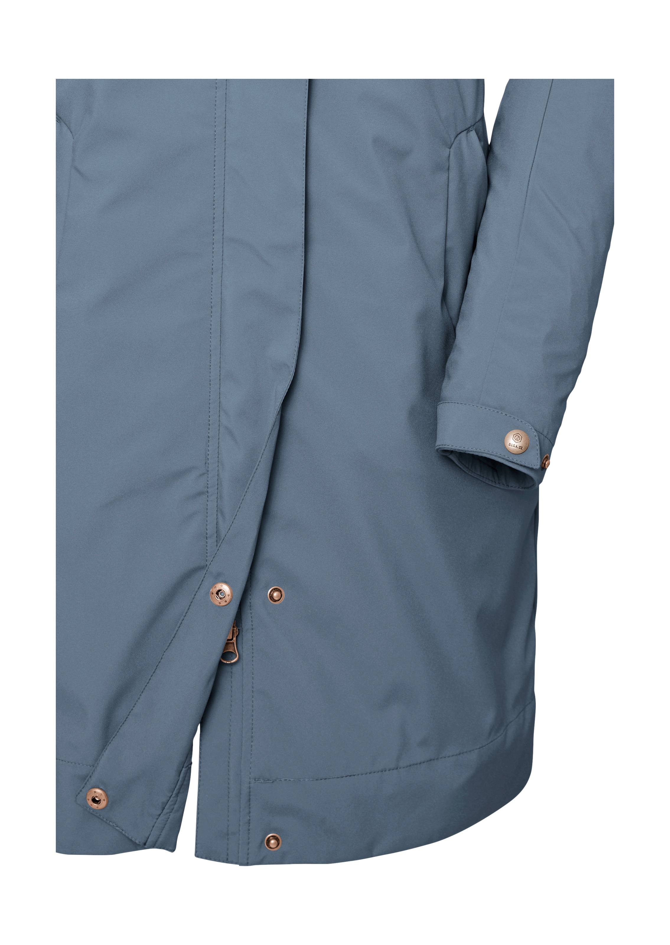 G.I.G.A. DX by killtec Softshellparka »GS 16 WMN SFTSHLL PRK«, Wasserdichter, atmungsaktiver Parka aus recycelten Materialien