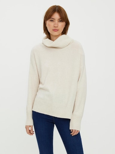 Rollkragenpullover »VMDOFFY LS COWLNECK BLOUSE GA NOOS«