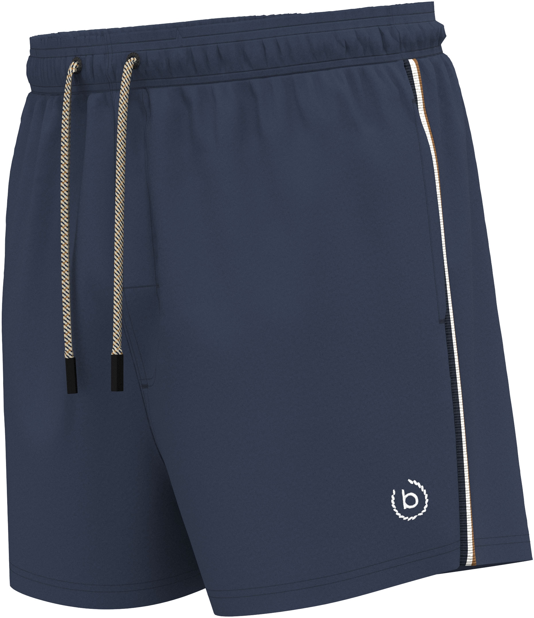 bugatti Badeshorts »Morten«, Logostickerei auf dem linken Bein