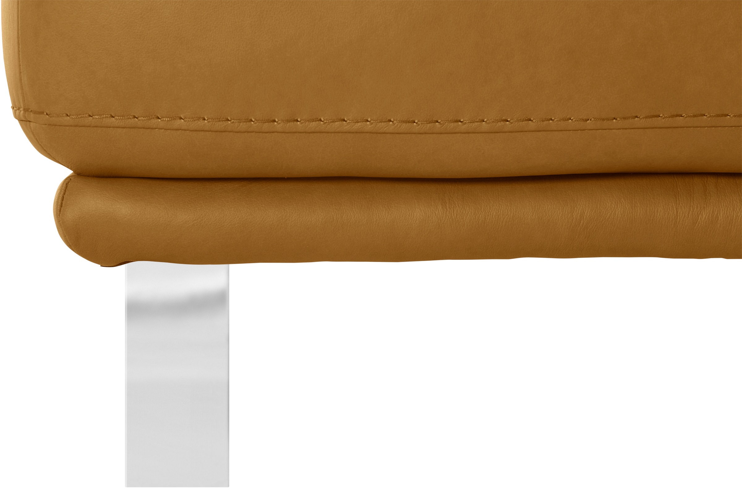 W.SCHILLIG Hocker »montanaa«, mit Metallkufen in Chrom glänzend, Breite 141 cm