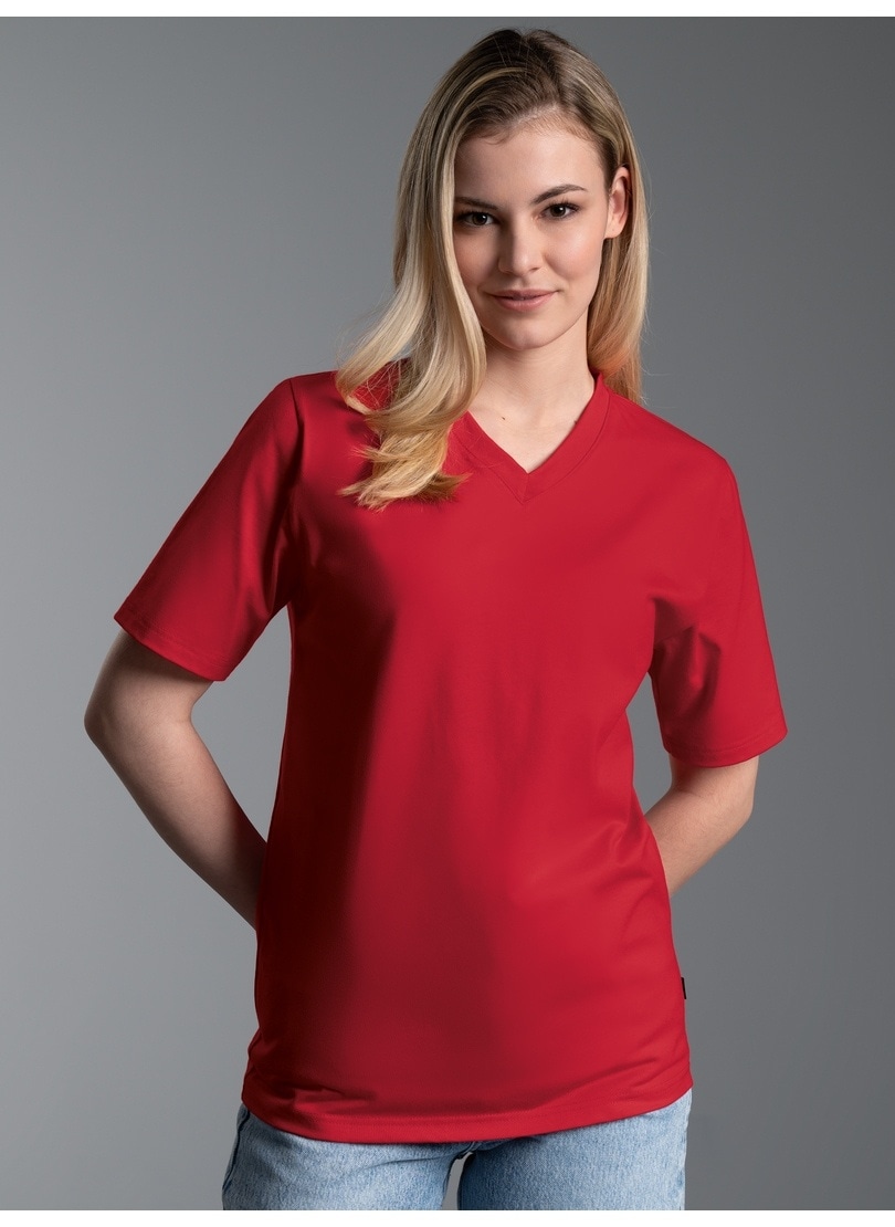 Trigema T-Shirt »TRIGEMA V-Shirt DELUXE« 1 Stk.