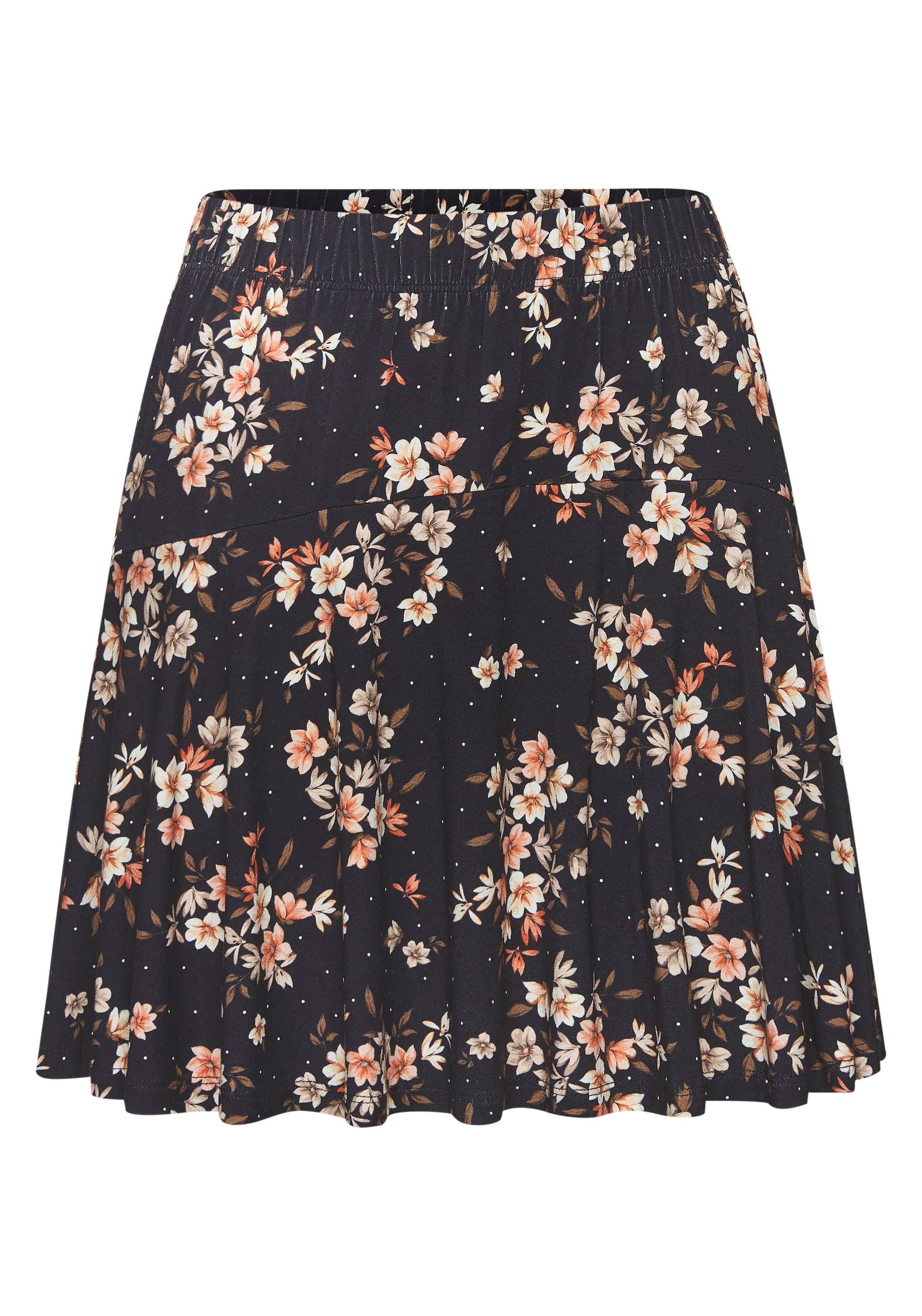 LASCANA Hosenrock, mit Alloverdruck, Skort, Rock inklusive Hose, bequemer Bund