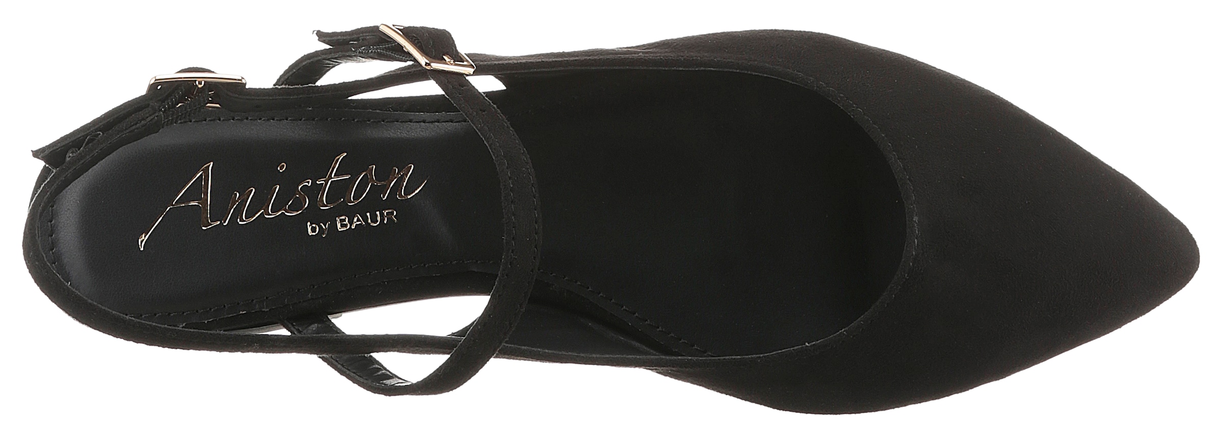 Aniston SHOES Slingpumps, Flat, Sommerschuh, Riemchensandale - neue KOLLEKTION, schmale Form