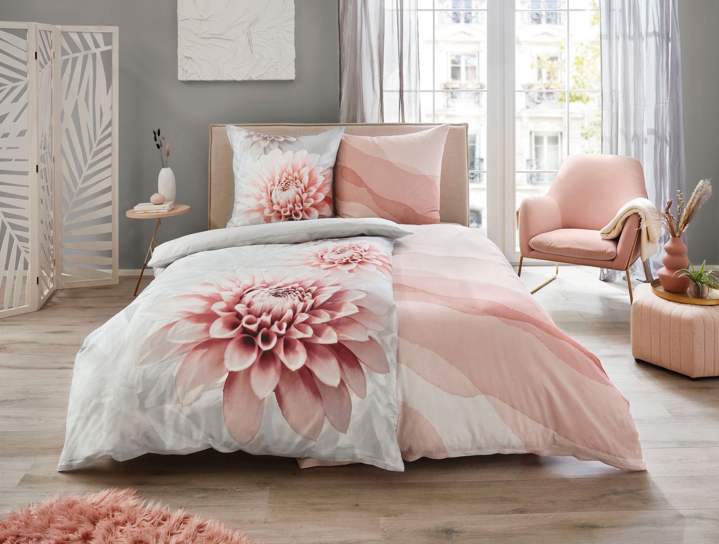 Kleine Wolke Bettwäsche »Nesrin« 2 Stk. tlg. mit Wellenmotiv