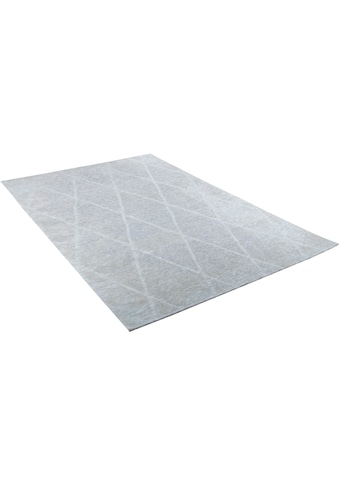 TOM TAILOR Teppich »Fine Lines«, rechteckig, 5 mm Höhe, Flachgewebe, Rauten Design,... kaufen