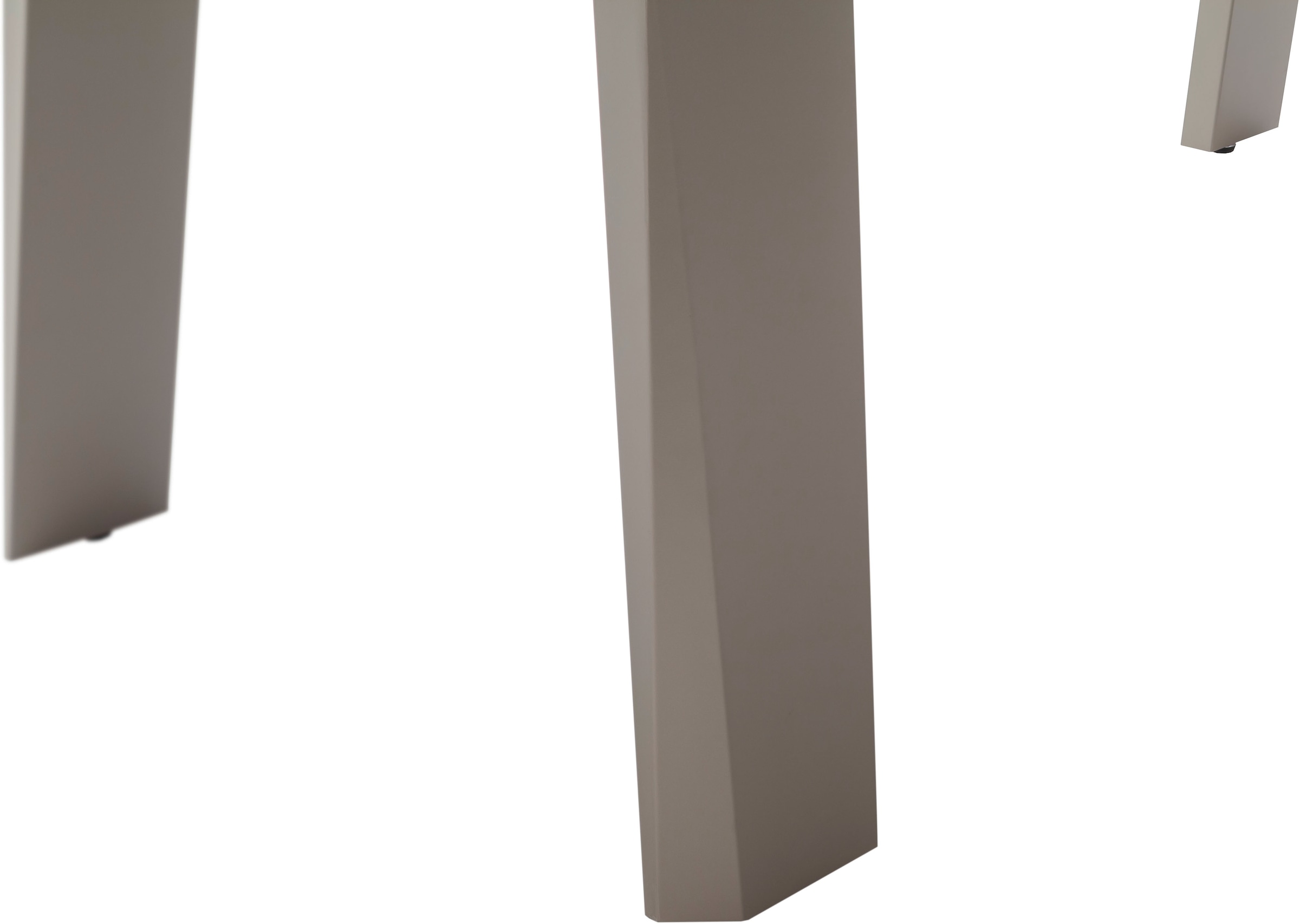MCA furniture Esstisch »Kalamata« 1 Stk. tlg. Auszugstisch, Stirnauszug, Metallgestell, Keramik, Sicherheitsglas