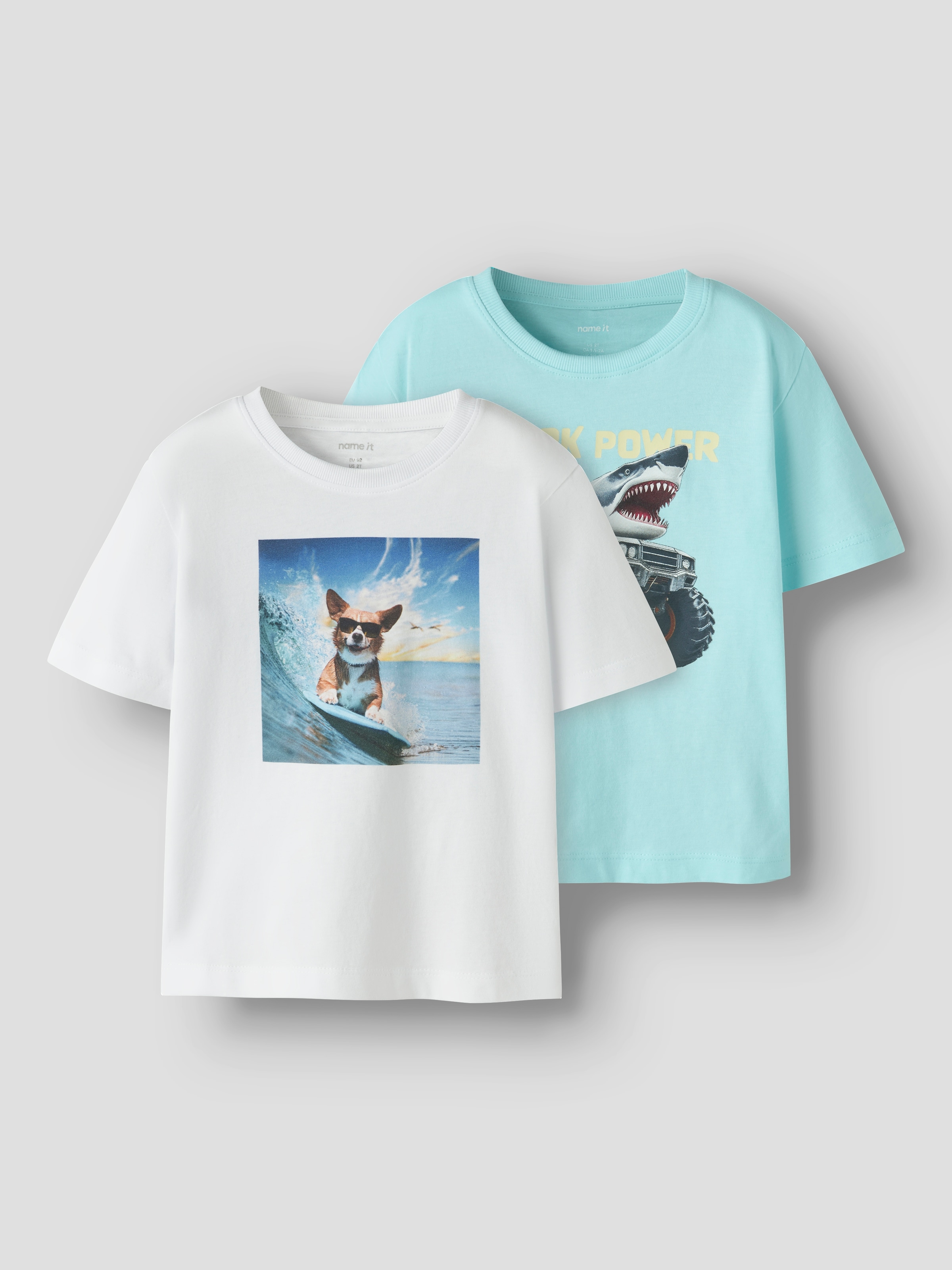 Name It T-Shirt »NMMVOTO 2P SS NREG TOP« Packung, 2 Baumwolle, regular fit