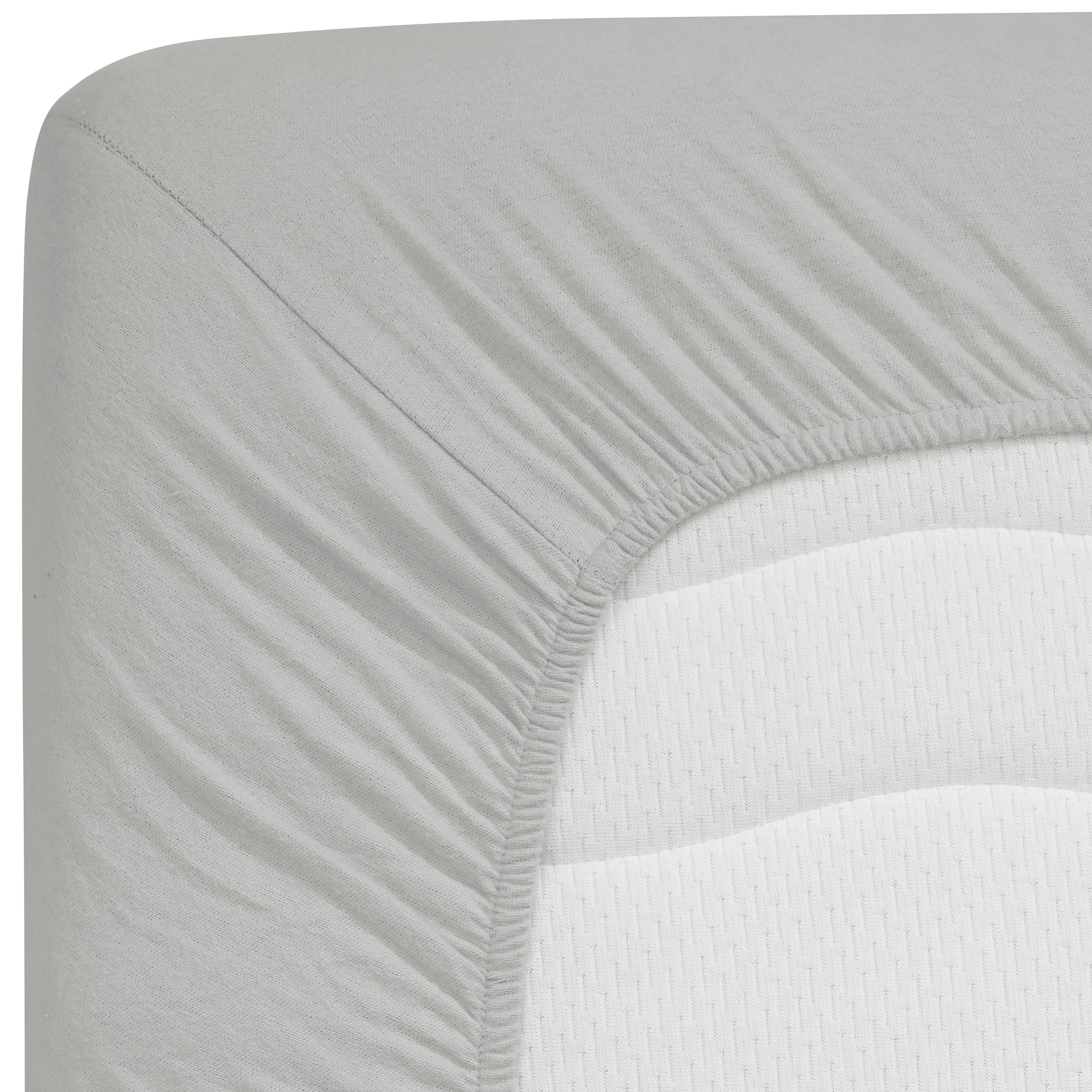 Home affaire Spannbettlaken »Cremona, in den Qualitäten: Baumwolle mit Elastan oder Biber«, Premium Qualität, Größe ab 90x200 cm
