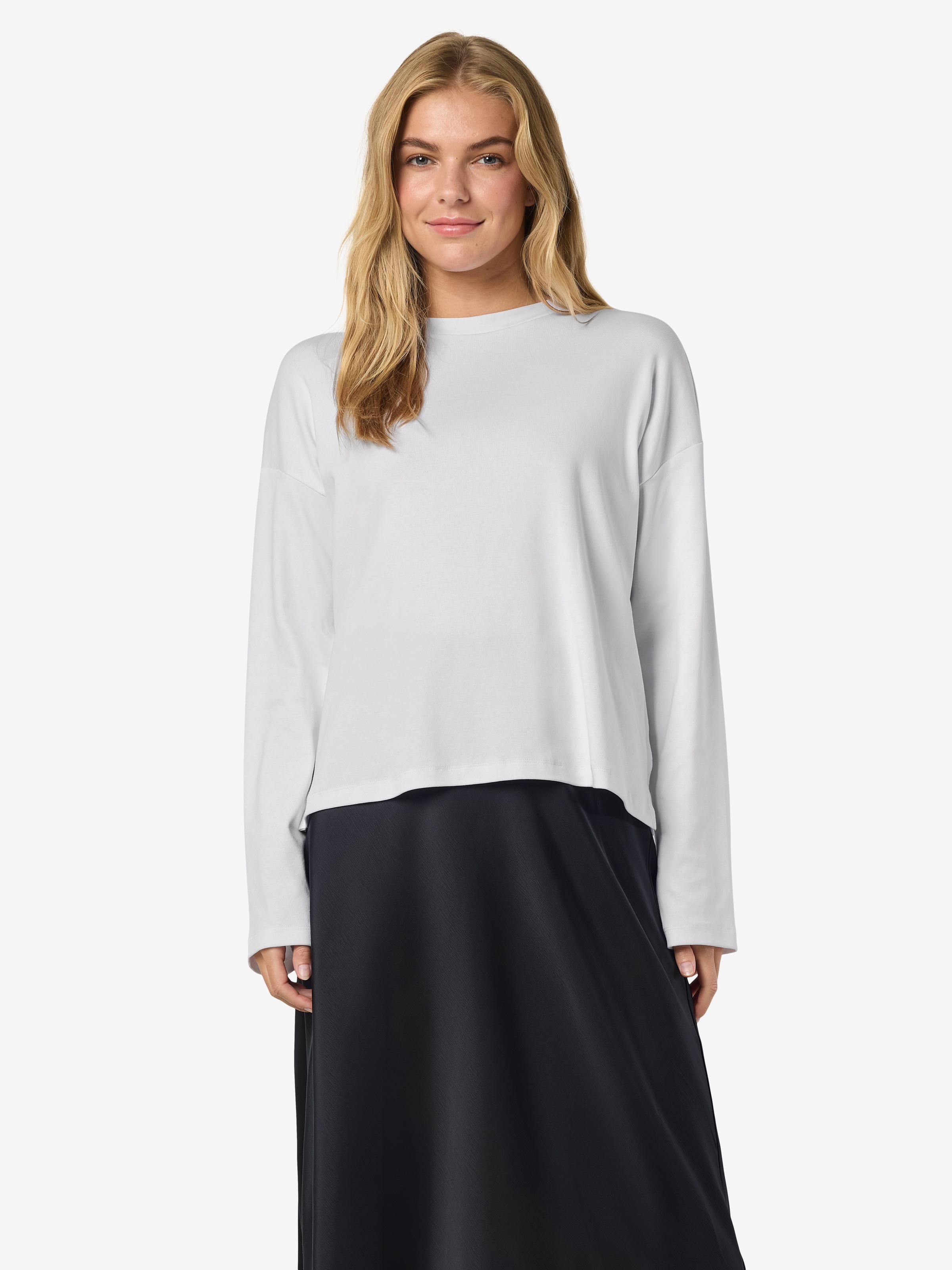 Noisy may Langarmshirt »NMMOCCA L/S REGULAR FIT TOP JRS FWD NOOS«