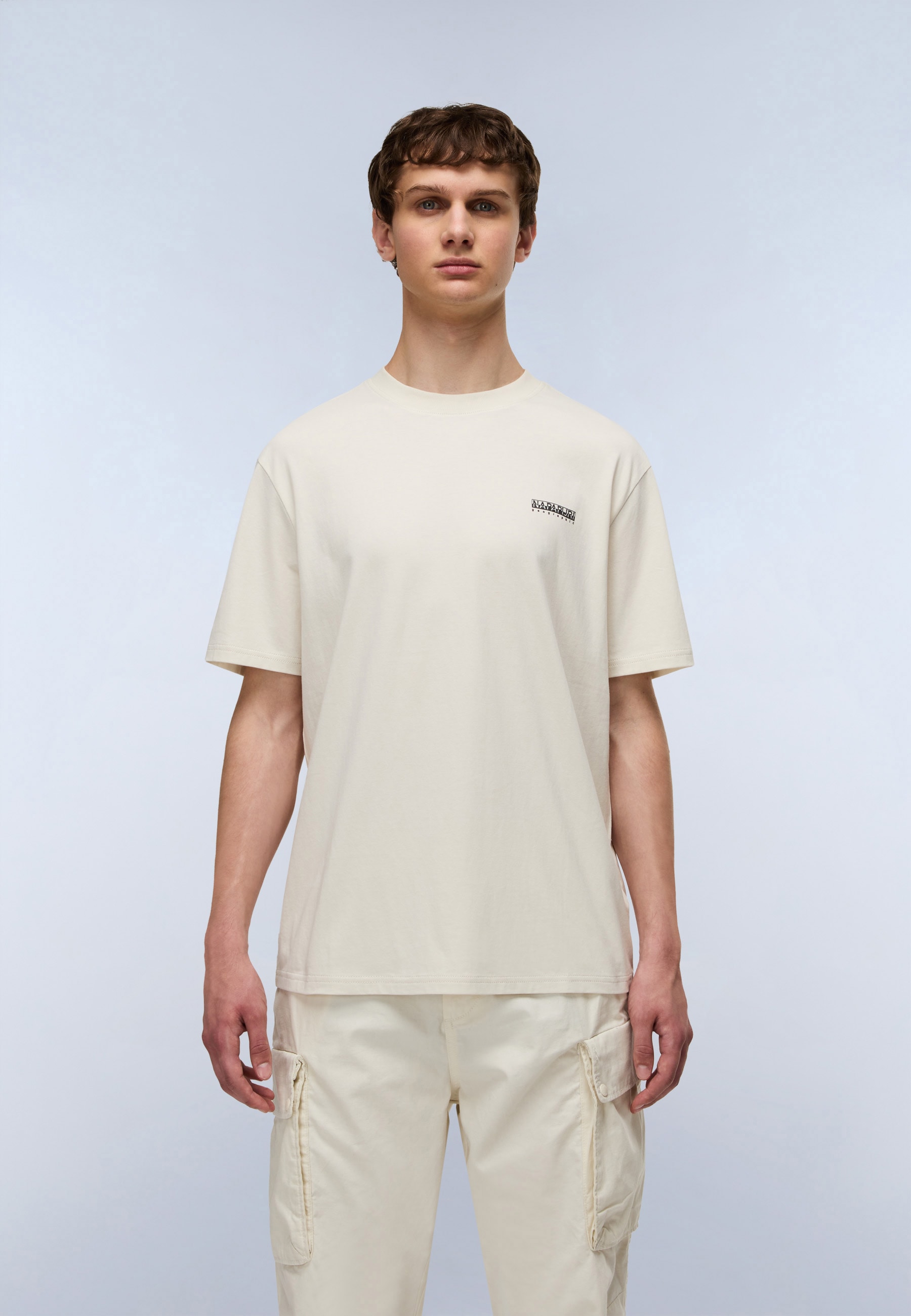 Napapijri T-Shirt »S-SMALL BOX« mit Markenlabel, aus Baumwolle
