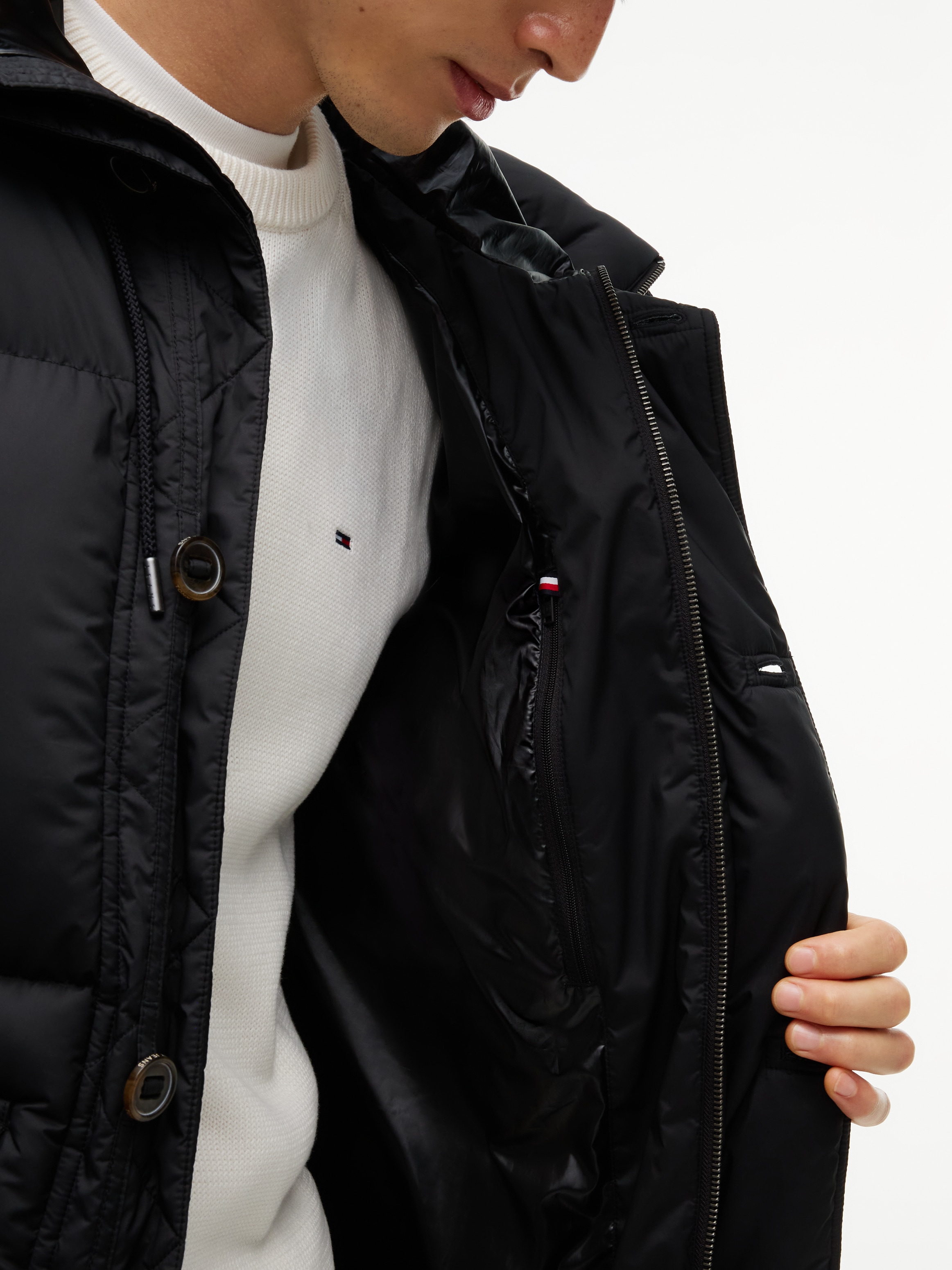 Tommy Jeans Parka »TJM WORKWEAR HOODED PARKA« mit Kapuze relaxed fit, wattiert