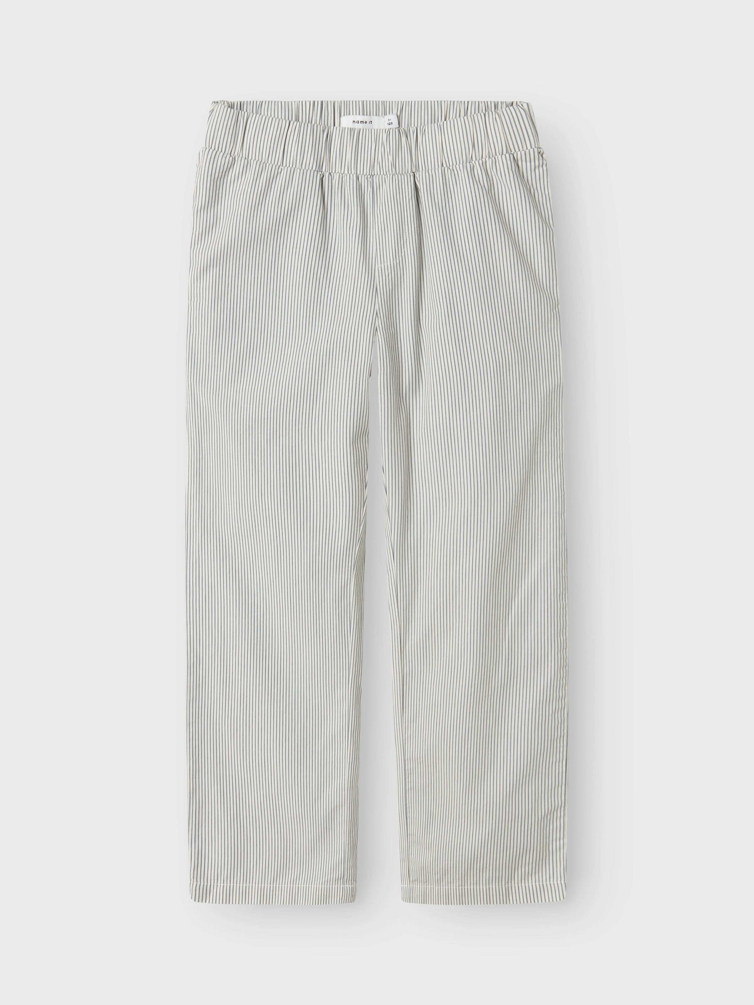 Name It Schlupfhose »NKNJELA für Mädchen und Jungen mit weitem Bein und Gummizug«, gestreift, casual, relaxed fit, Baumwolle, ohne Kragen