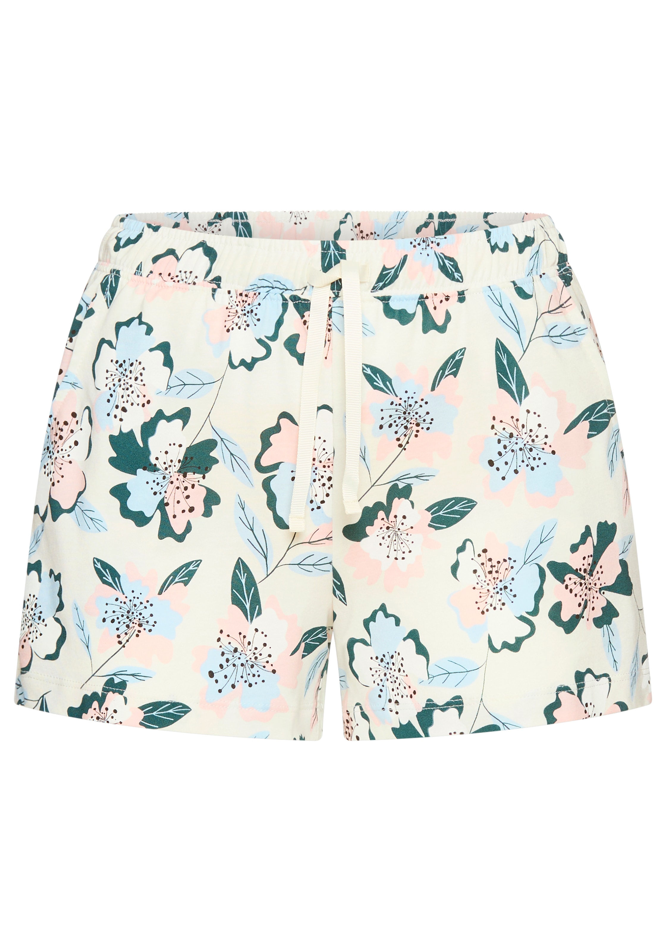 s.Oliver Pyjamashorts  Schöner Blumen oder Streifen Druck