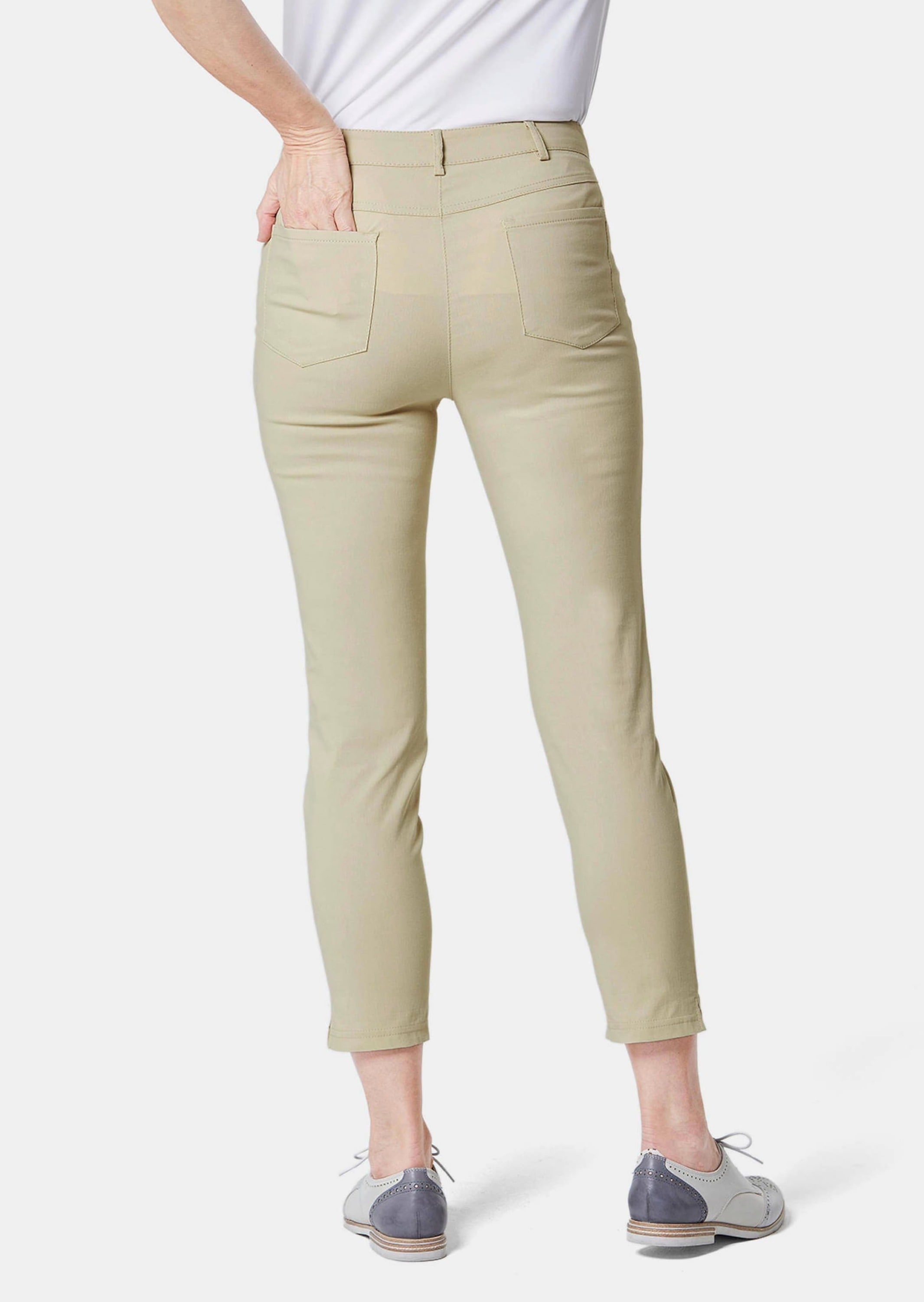 GOLDNER 7/8-Hose »Kurzgröße Elastische Hose mit extra Nähten«