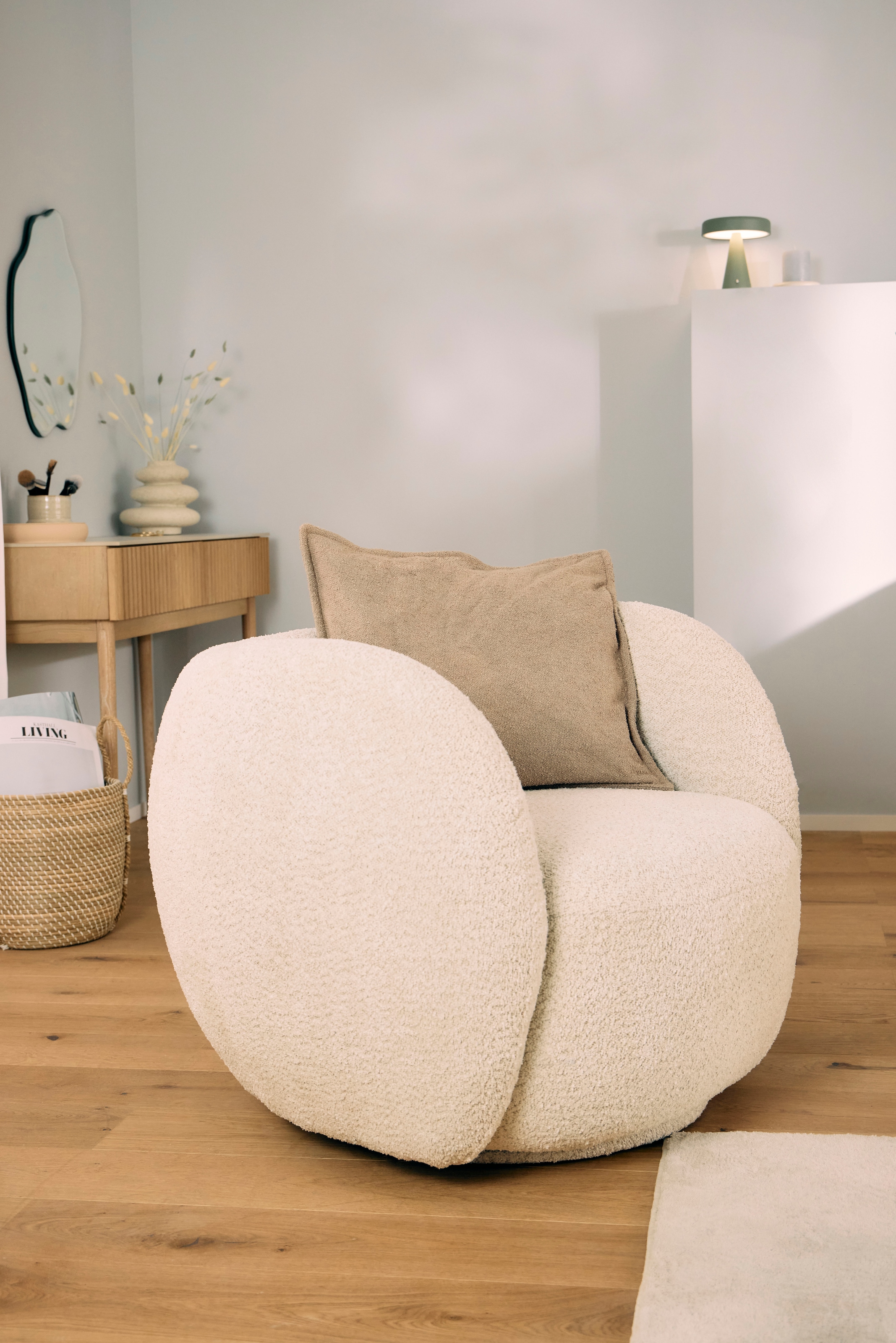 homsy by Ana Johnson Dekokissen »Bouclea« 2 er-Set , Dekokissen, 50 x 50 cm mit Reißverschluss, ohne Füllung