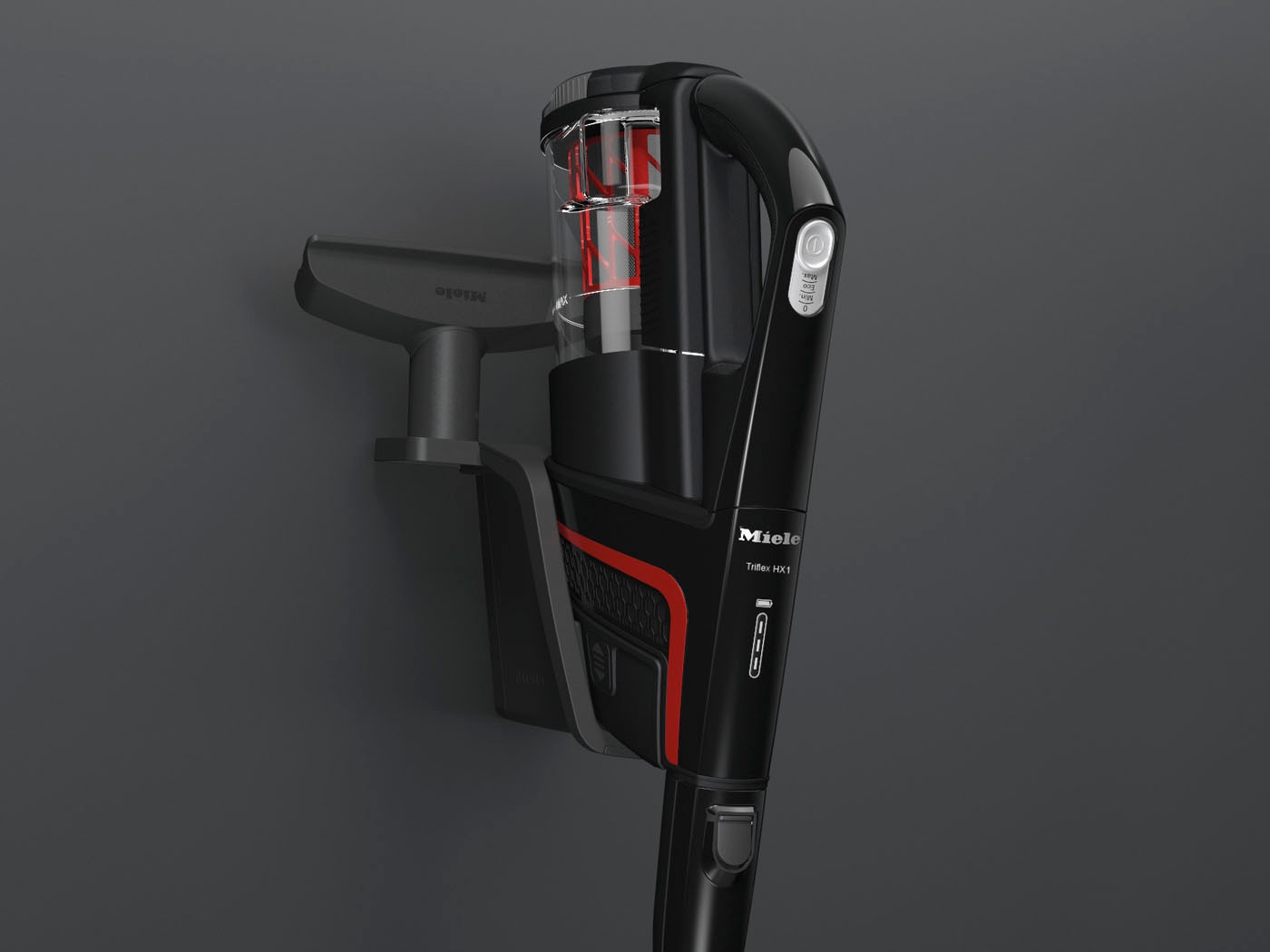 Miele Akku-Handstaubsauger »Triflex HX1 FL, Obsiadianschwarz Rot«