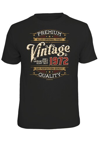 Rahmenlos T-Shirt »Vintage 1972«, mit trendigem Geburtstags-Print kaufen