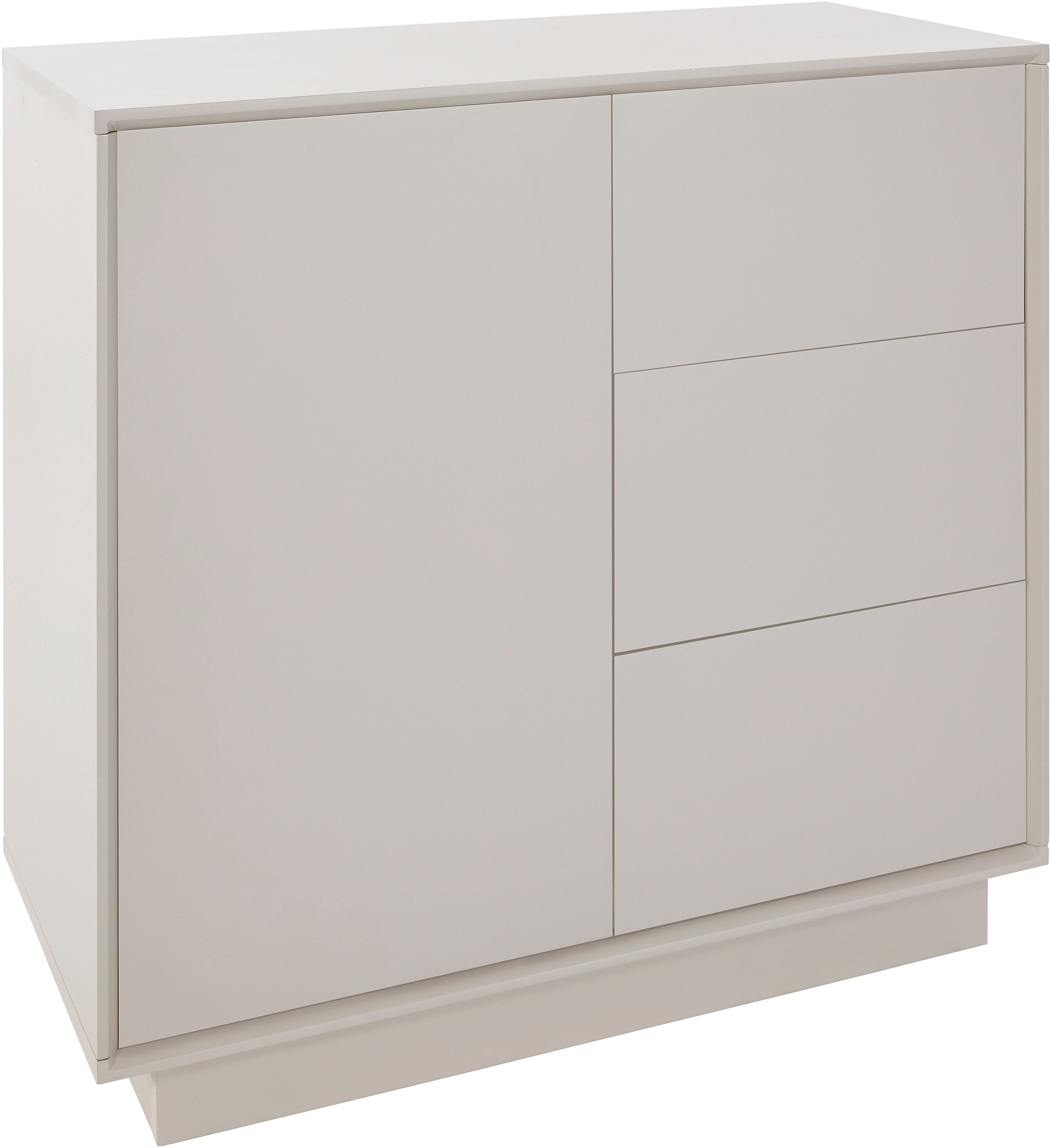 homsy by Ana Johnson Sideboard »Storvia« seidenmatte Lackierung, geräuschlose Soft-Close-Schubladen, B 85 cm