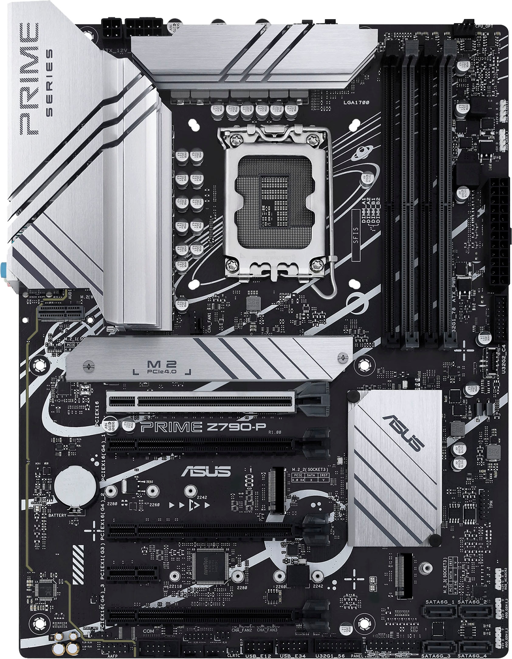 Asus Mainboard »PRIME Z790-P«, ATX, PCIe 5.0, DDR5 Speicher, 3x M.2, HDMI, DisplayPort