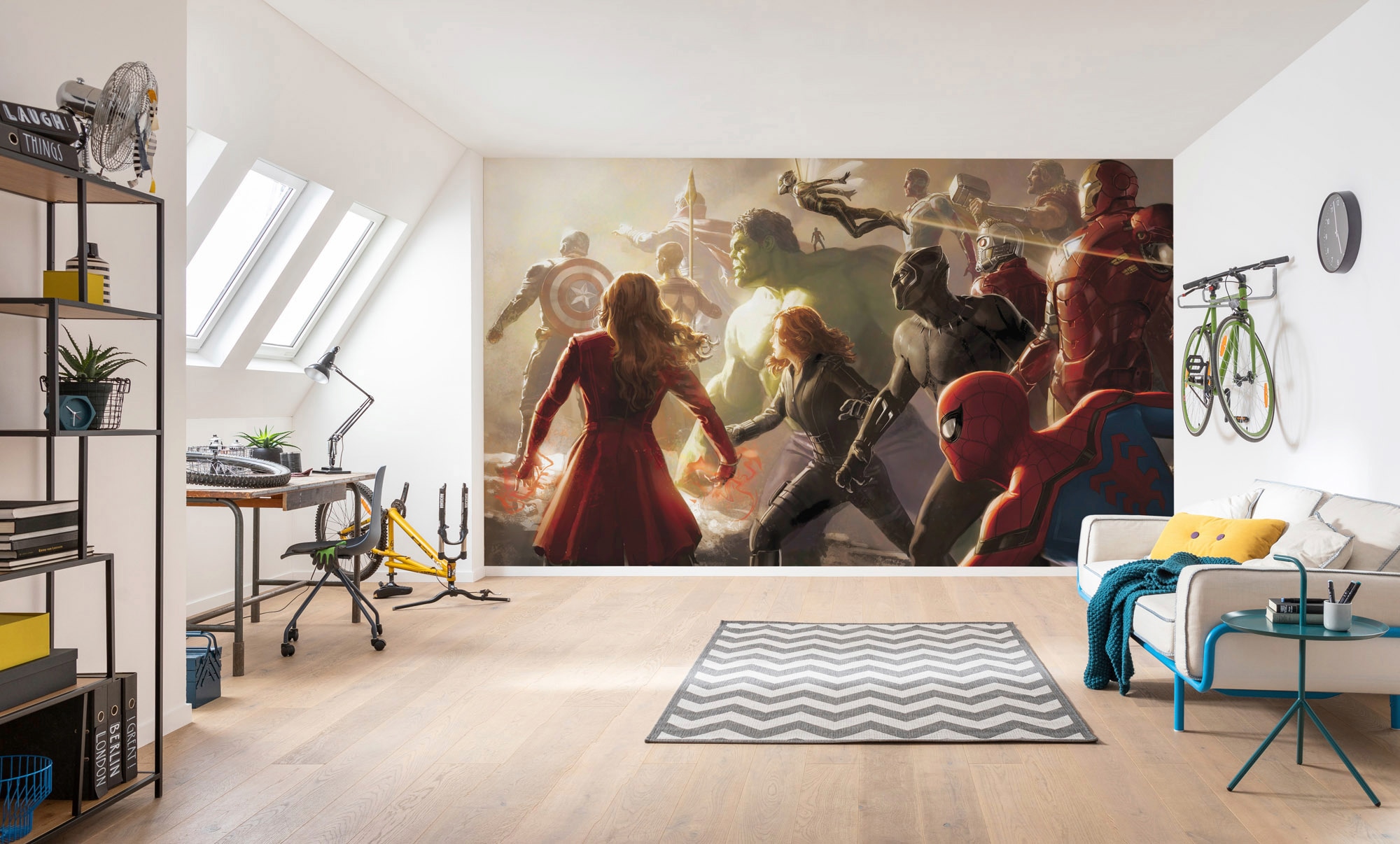 Komar Vliestapete »Digitaldruck Vlies - Avengers Final Battle - Größe 500 x 280 cm«, bedruckt, Kinderzimmer