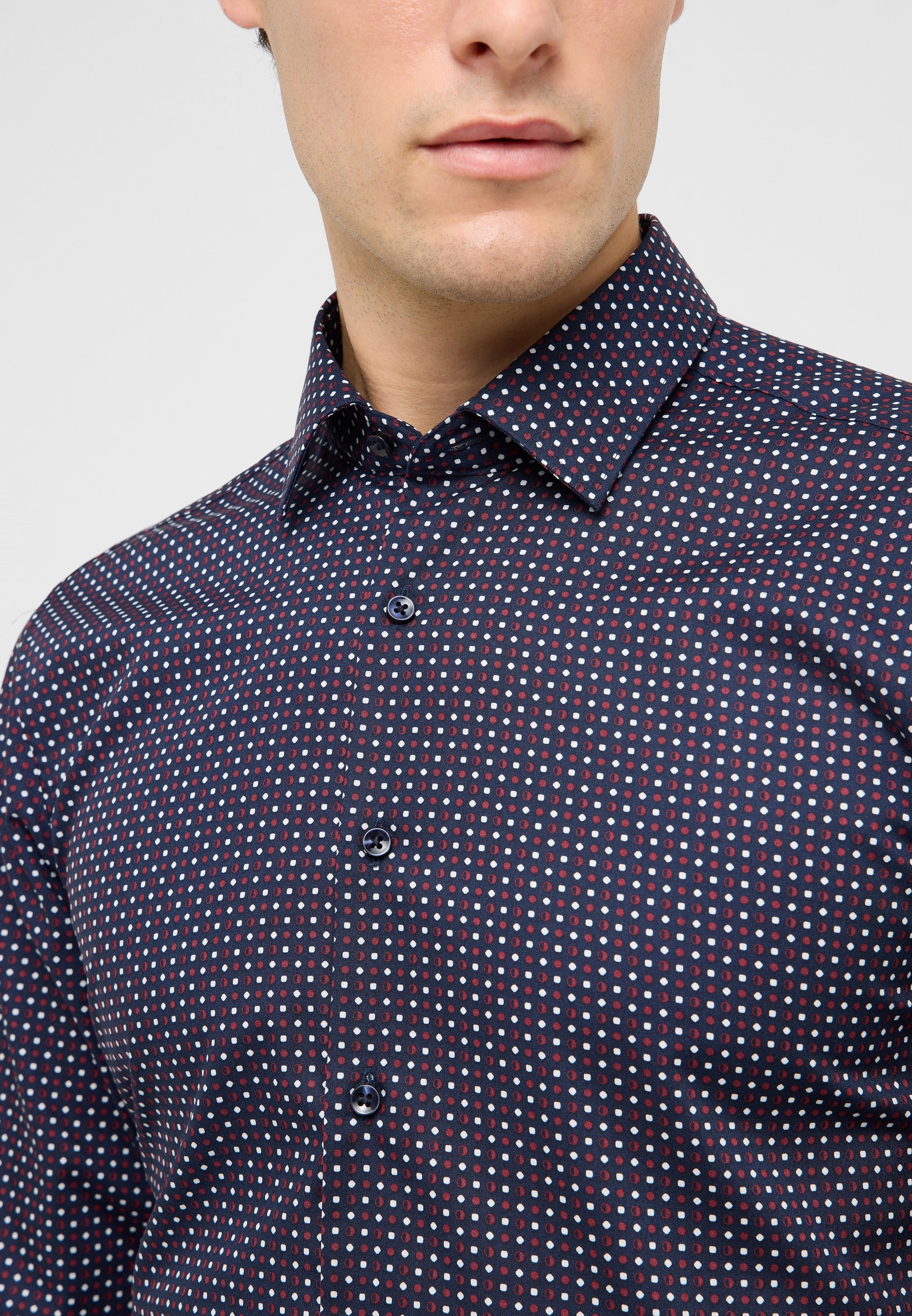 Eterna Langarmhemd »SLIM FIT« NON IRON (bügelfrei)