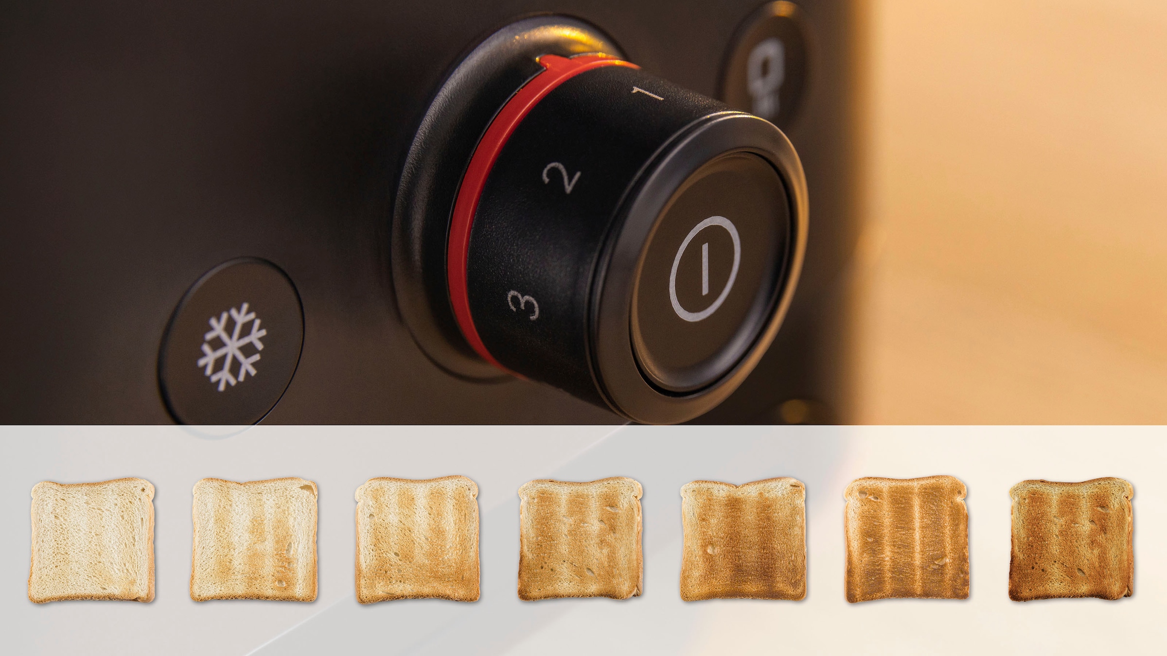 BOSCH Toaster »MyMoment TAT3M123«, 2 Schlitze, für 2 Scheiben, 950 W, entnehmbarer Brötchenaufsatz, Auftaufunktion, Brotzentrierung, AutoOff