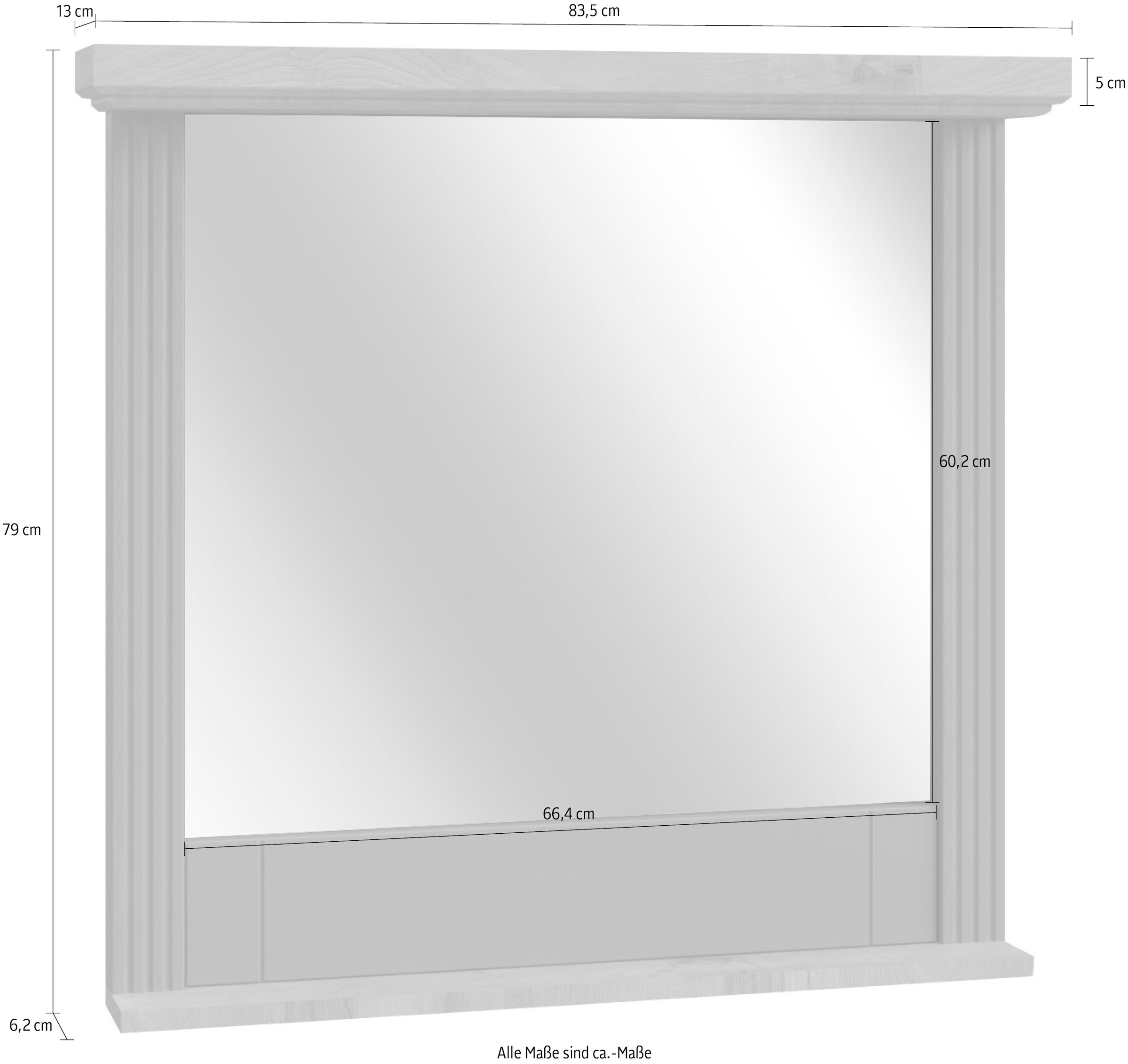 Home affaire Wandspiegel »Tara« UV lackiertes MDF