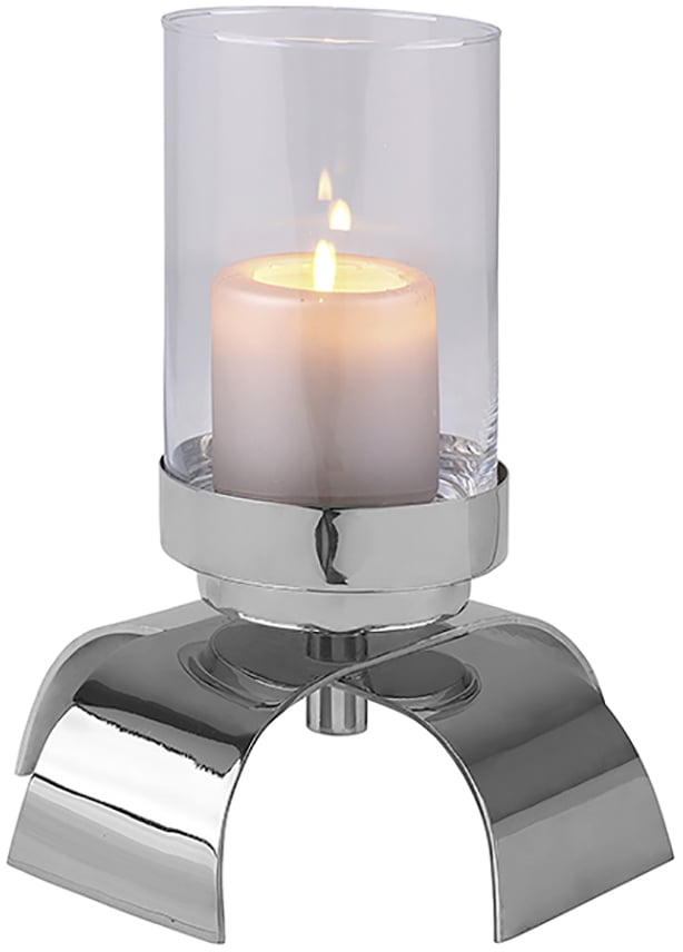 Fink Kerzenleuchter »AARON«, aus Metall, inklusive Glaseinsatz, für  Stumpenkerzen, Höhe 29 cm kaufen online bei OTTO | Windlichter
