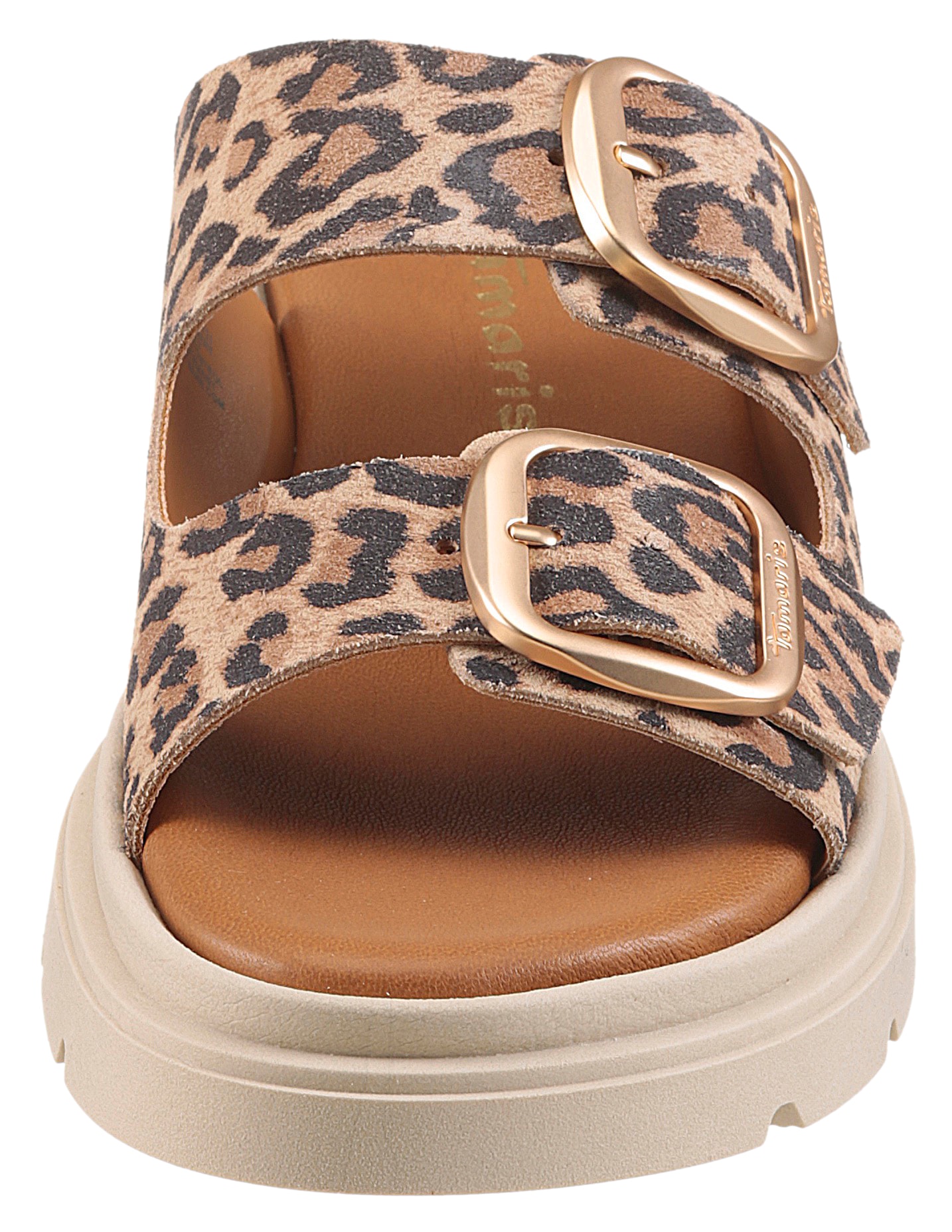 Tamaris Pantolette, Keilabsatz, Plateau, Sommerschuh, mit Touch It-Ausstattung