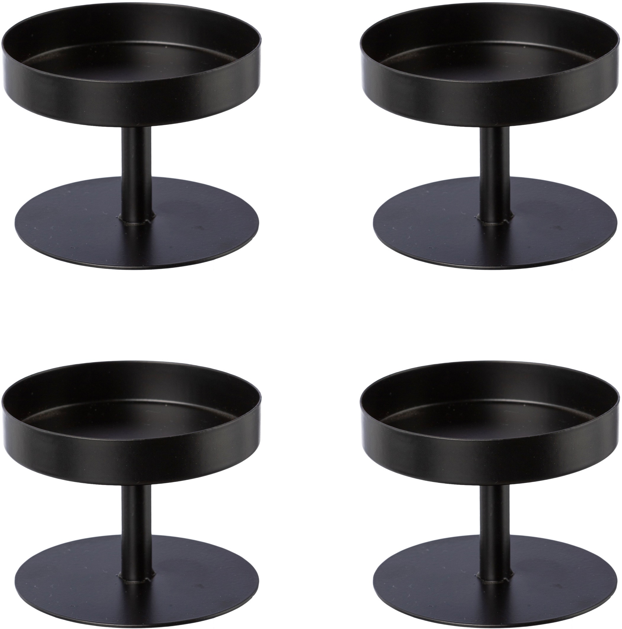 Creativ deco Kerzenhalter, (4 St.), für Stumpenkerzen, 4er Set, Ø 8 cm  bestellen im OTTO Online Shop