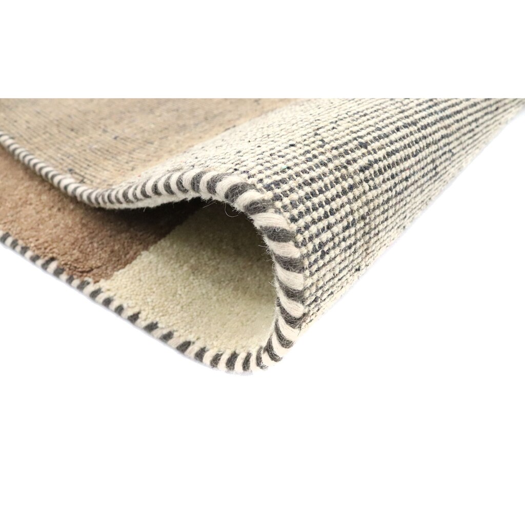 morgenland Wollteppich »Gabbeh Teppich handgeknüpft mehrfarbig«, rechteckig