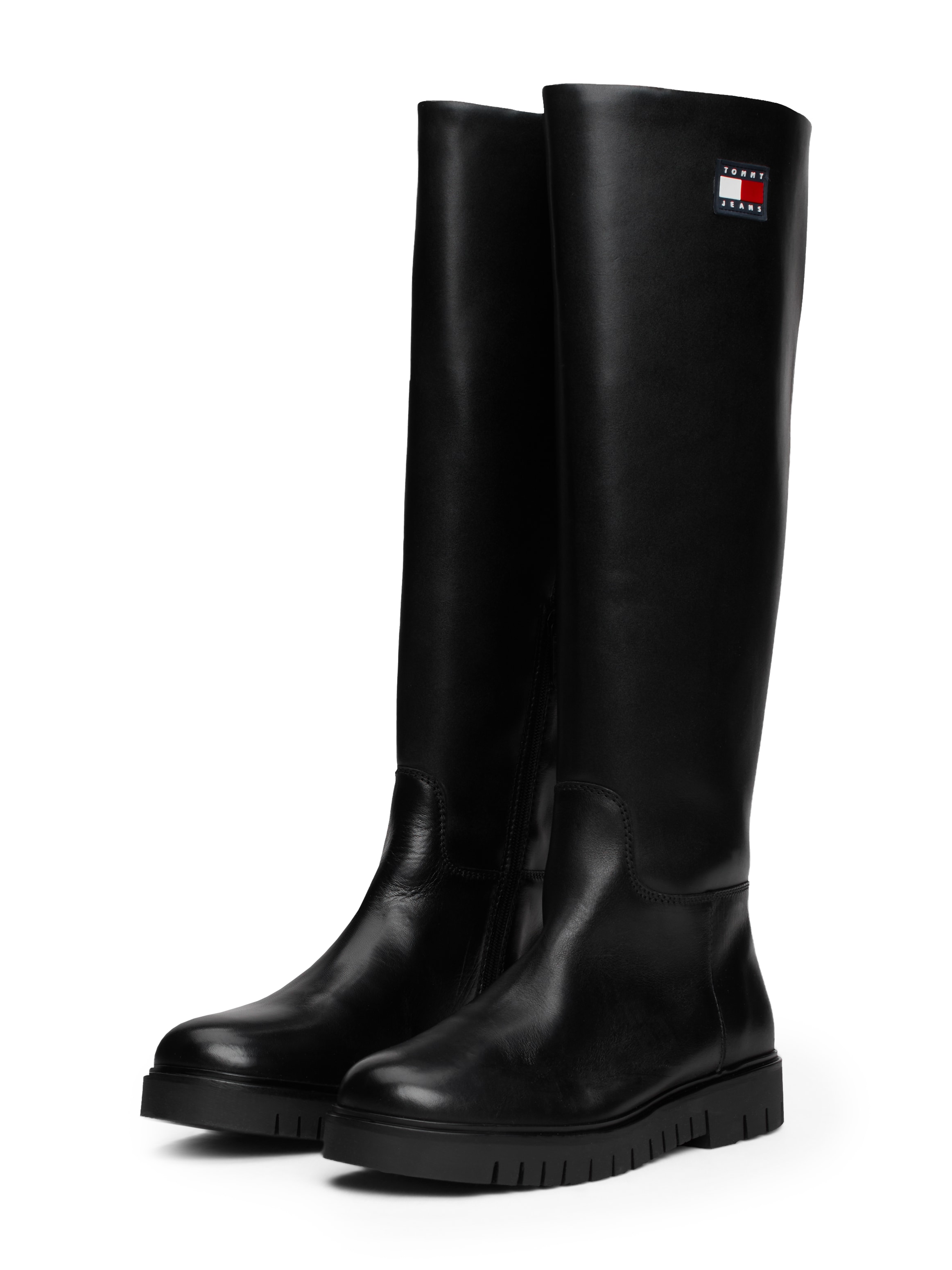 Stiefel »TJW LONG SHAFT BOOT«, Blockabsatz, Langschaftstiefe, Stiefel mit seitlichem Logo